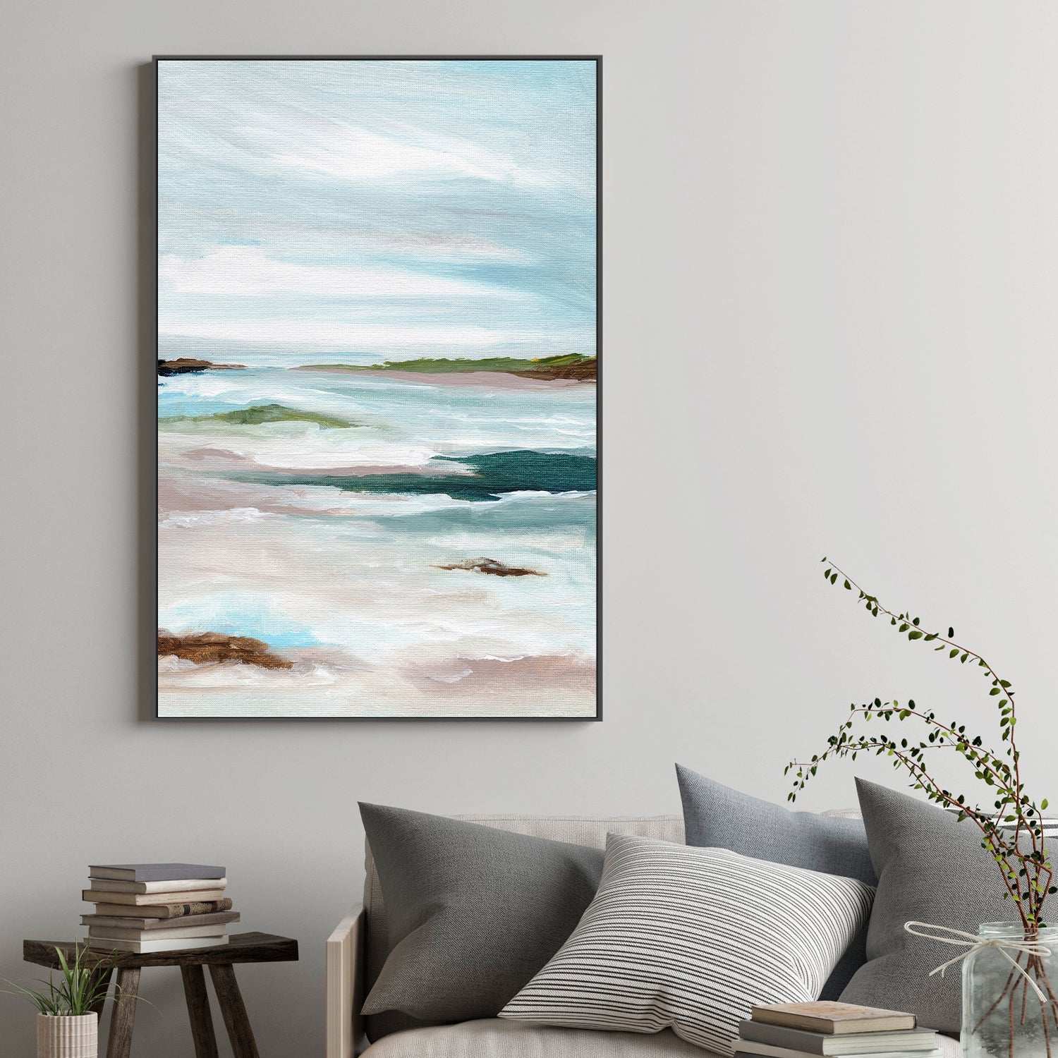 wall-art-print-canvas-poster-framed-Azure Vision , By Nikita Jariwala-7
