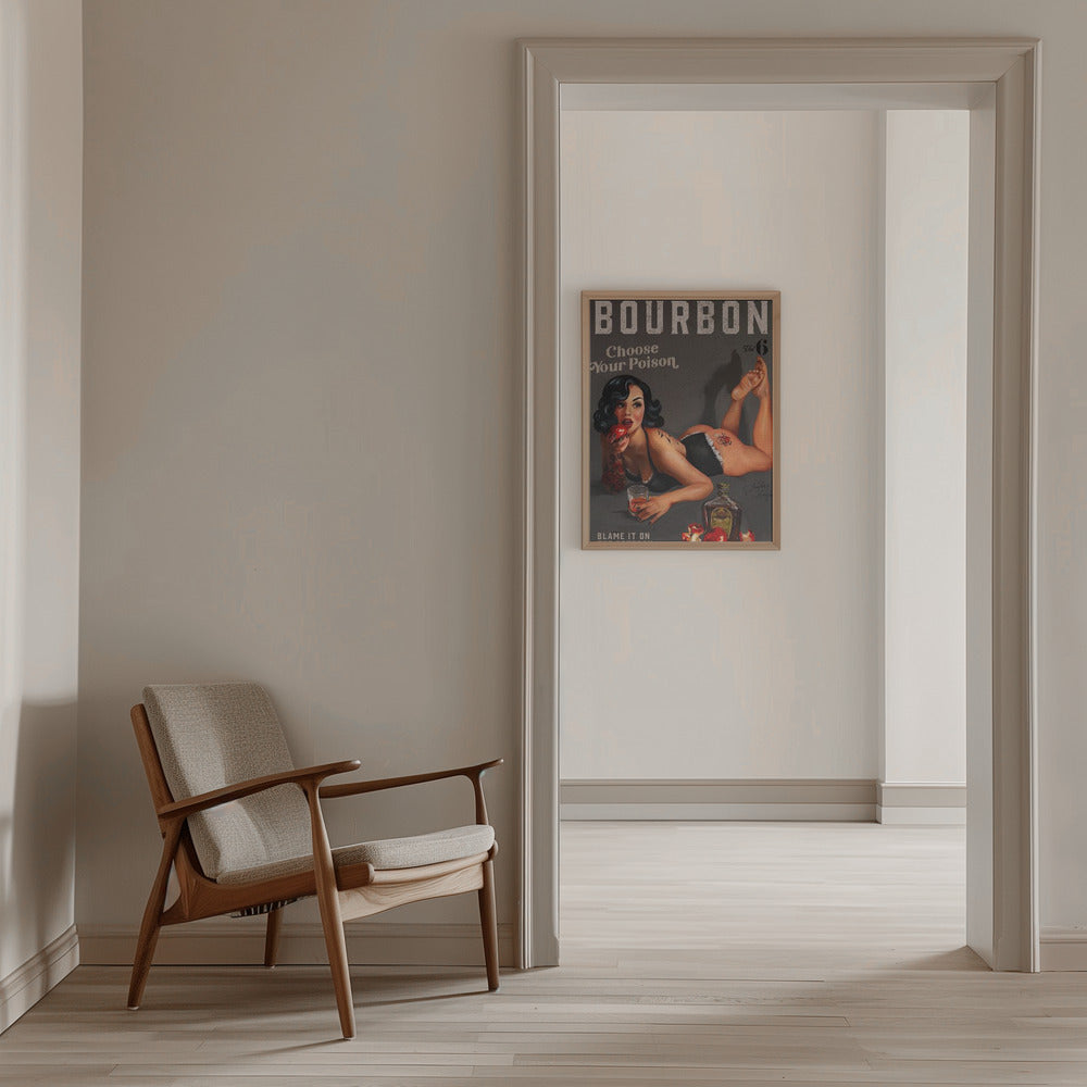 wall-art-print-canvas-poster-framed-Babes of Bourbon Vol 6 Choose Your Poison Sexy Pinup , By Brett Gramse-10