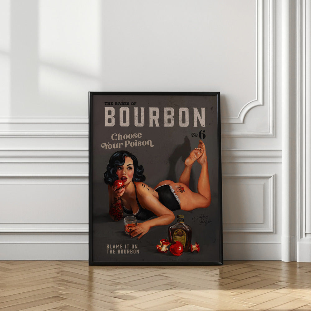 wall-art-print-canvas-poster-framed-Babes of Bourbon Vol 6 Choose Your Poison Sexy Pinup , By Brett Gramse-8
