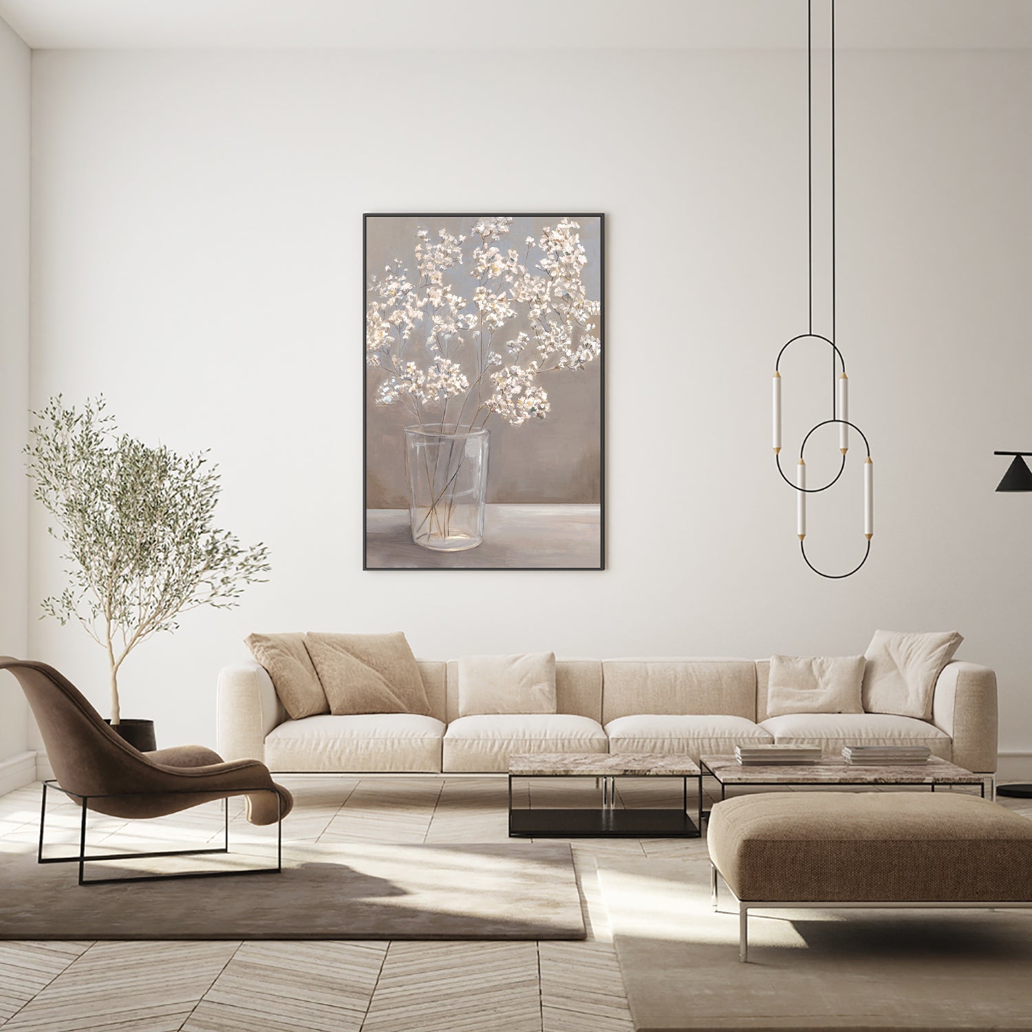 wall-art-print-canvas-poster-framed-Baby's Breath Elegance-7