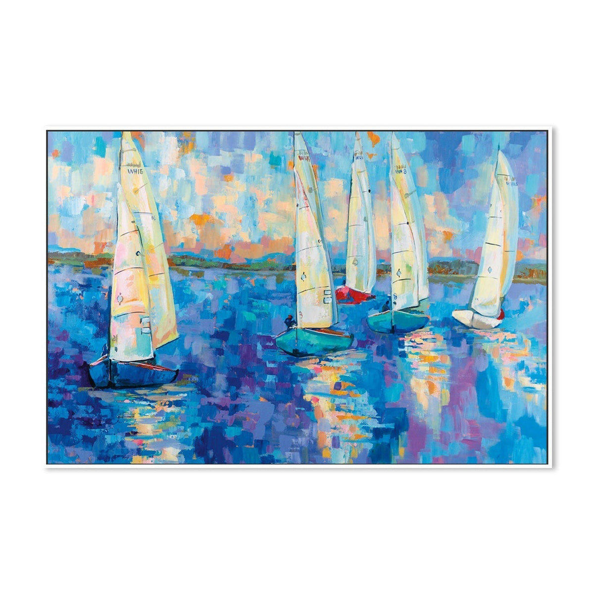 wall-art-print-canvas-poster-framed-Back from the Race-by-Jeanette Vertentes-Gioia Wall Art