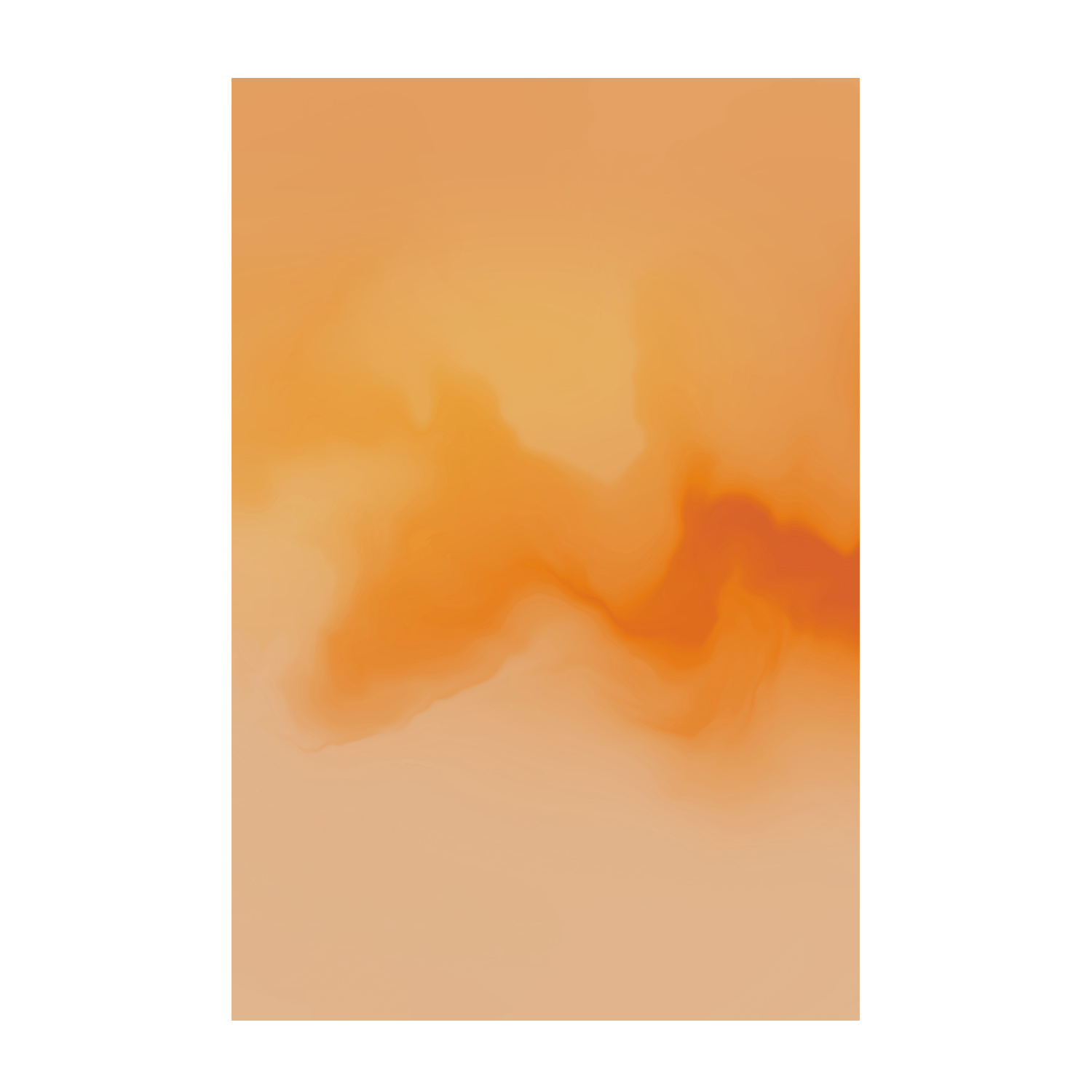 wall-art-print-canvas-poster-framed-Back In Chicago, Orange Abstract , By Karine Tonial Grimm-1