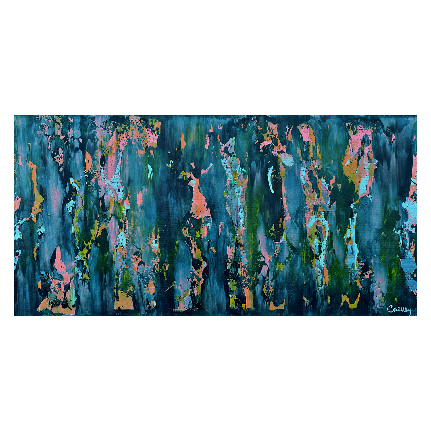 wall-art-print-canvas-poster-framed-Baie Bleue , By Lisa Carney-1