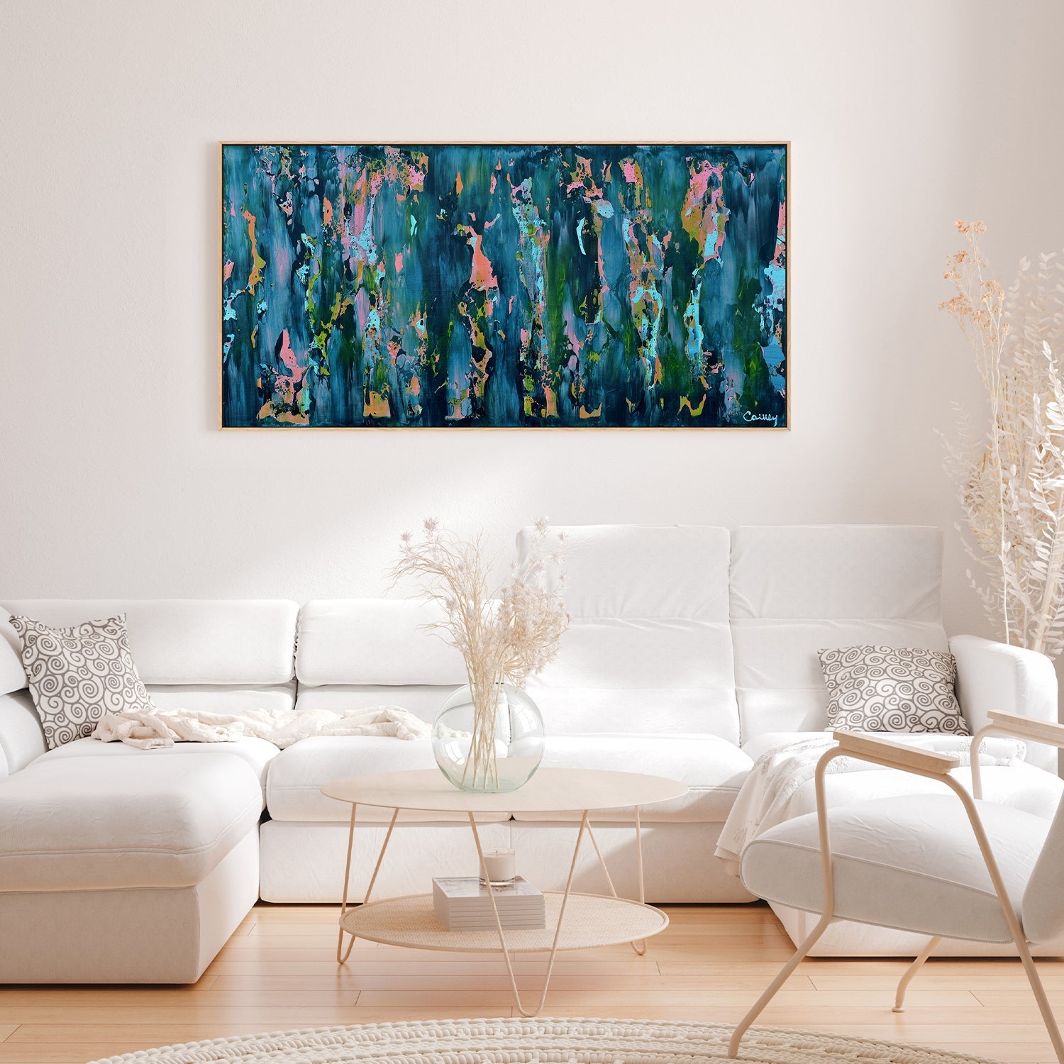 wall-art-print-canvas-poster-framed-Baie Bleue , By Lisa Carney-7