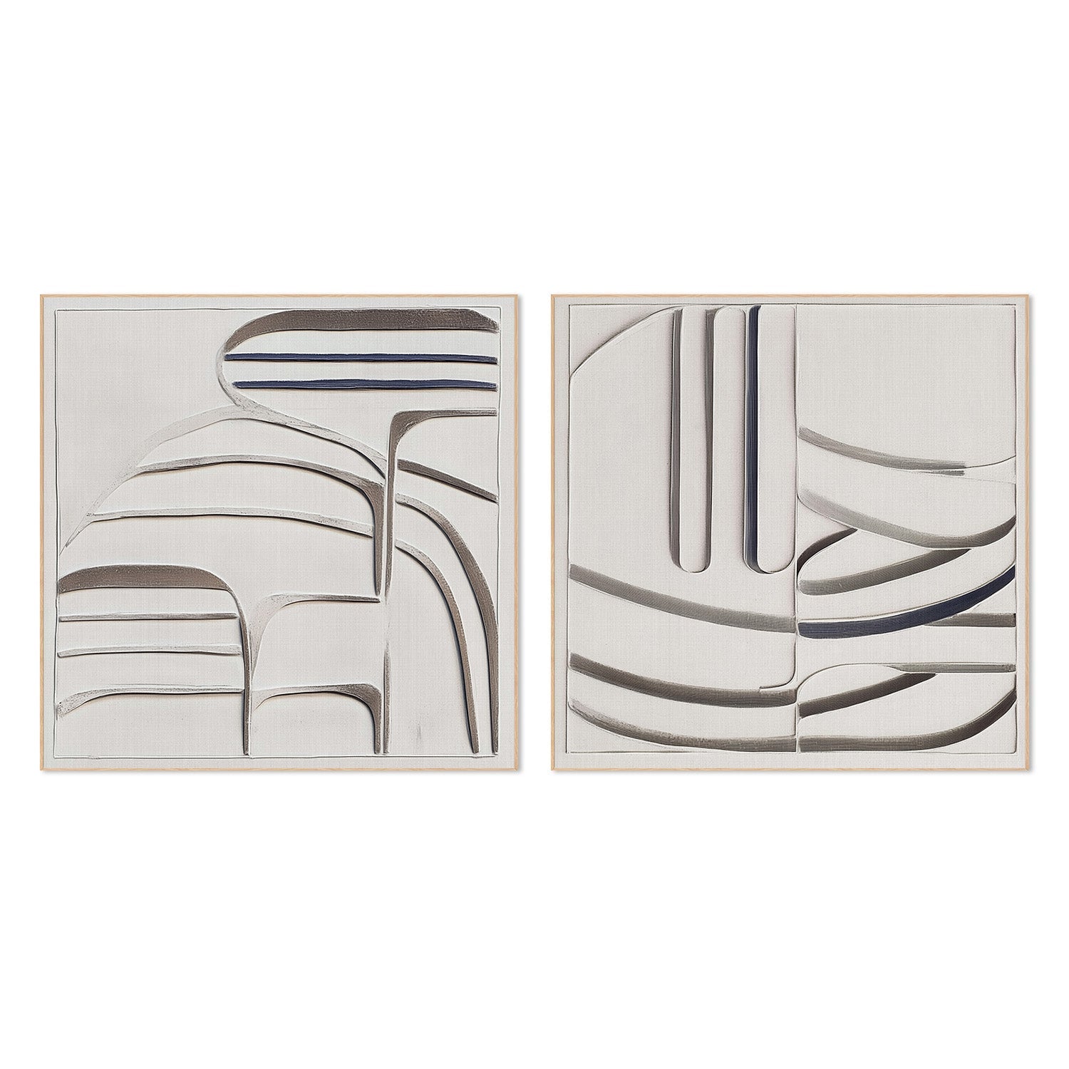 wall-art-print-canvas-poster-framed-Balance, Style A & B, Set Of 2 , By Alma-4