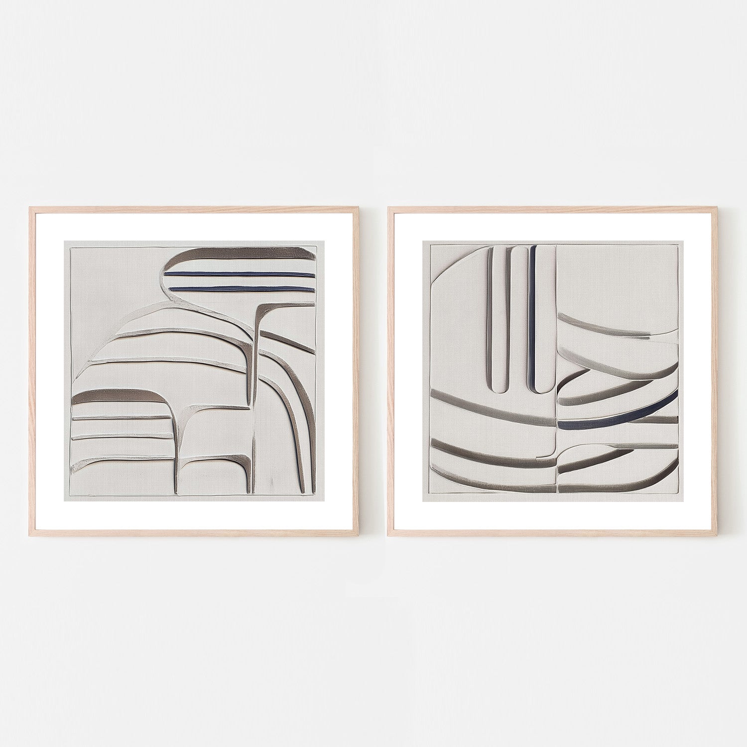 wall-art-print-canvas-poster-framed-Balance, Style A & B, Set Of 2 , By Alma-6