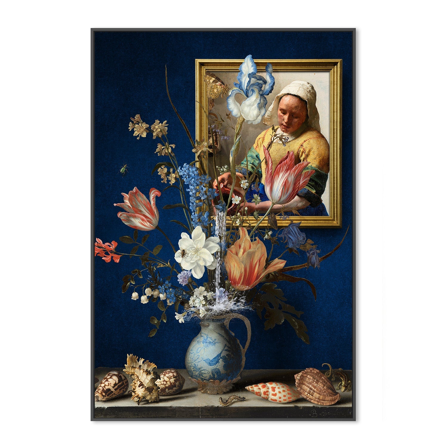 wall-art-print-canvas-poster-framed-Balthasar a Vermeer - Art Combined-3