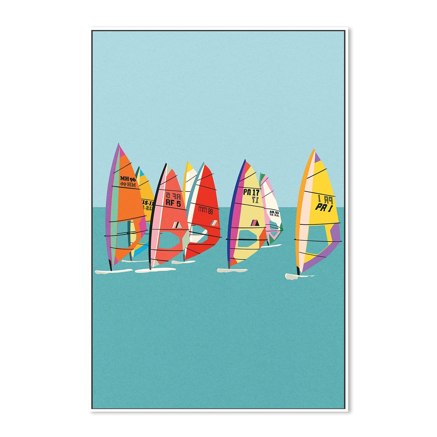 wall-art-print-canvas-poster-framed-Baltic Sea Windsurfing-5