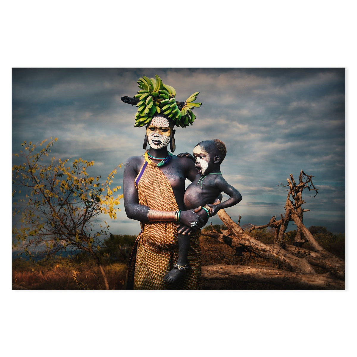 wall-art-print-canvas-poster-framed-Banana Child-GIOIA-WALL-ART