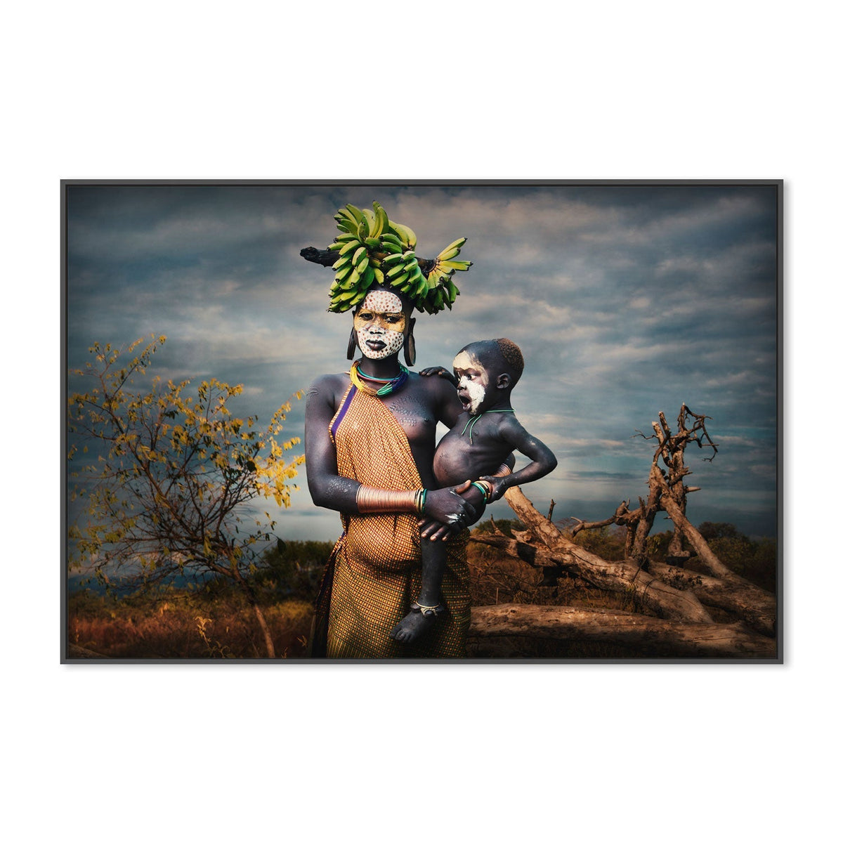 wall-art-print-canvas-poster-framed-Banana Child-GIOIA-WALL-ART
