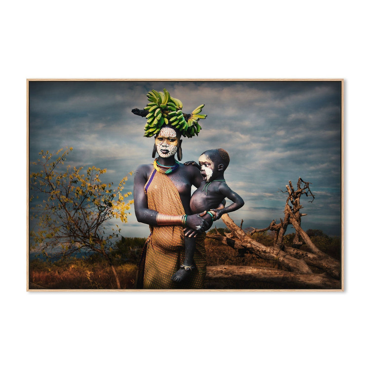 wall-art-print-canvas-poster-framed-Banana Child-GIOIA-WALL-ART