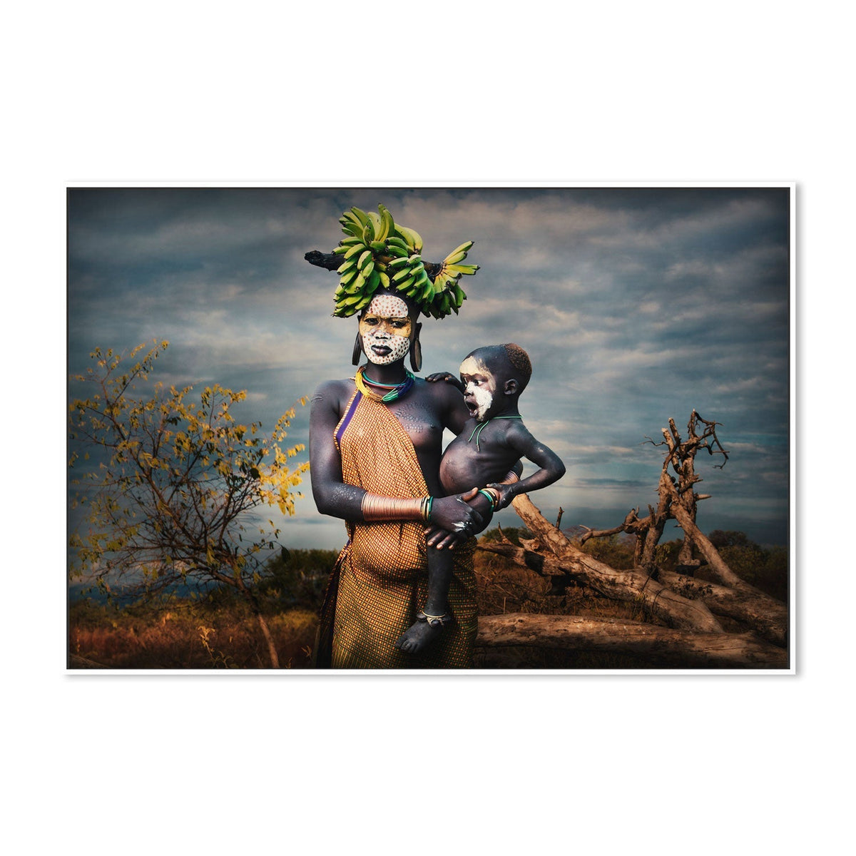 wall-art-print-canvas-poster-framed-Banana Child-GIOIA-WALL-ART