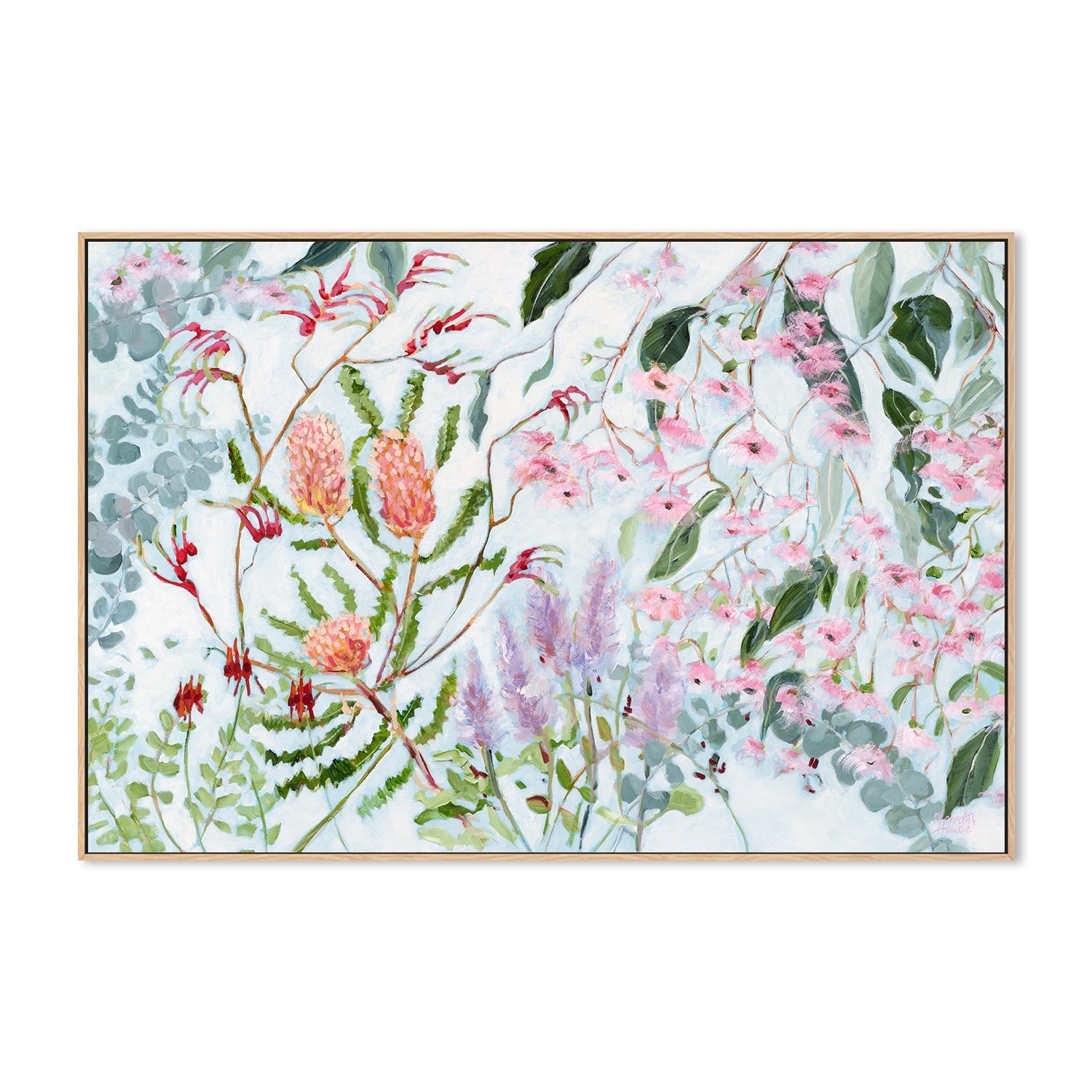 wall-art-print-canvas-poster-framed-Banksia, Style B , By Meredith Howse-4