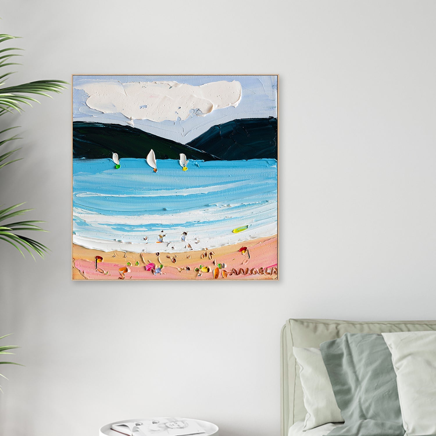 wall-art-print-canvas-poster-framed-Bayside Bliss, Style B-2