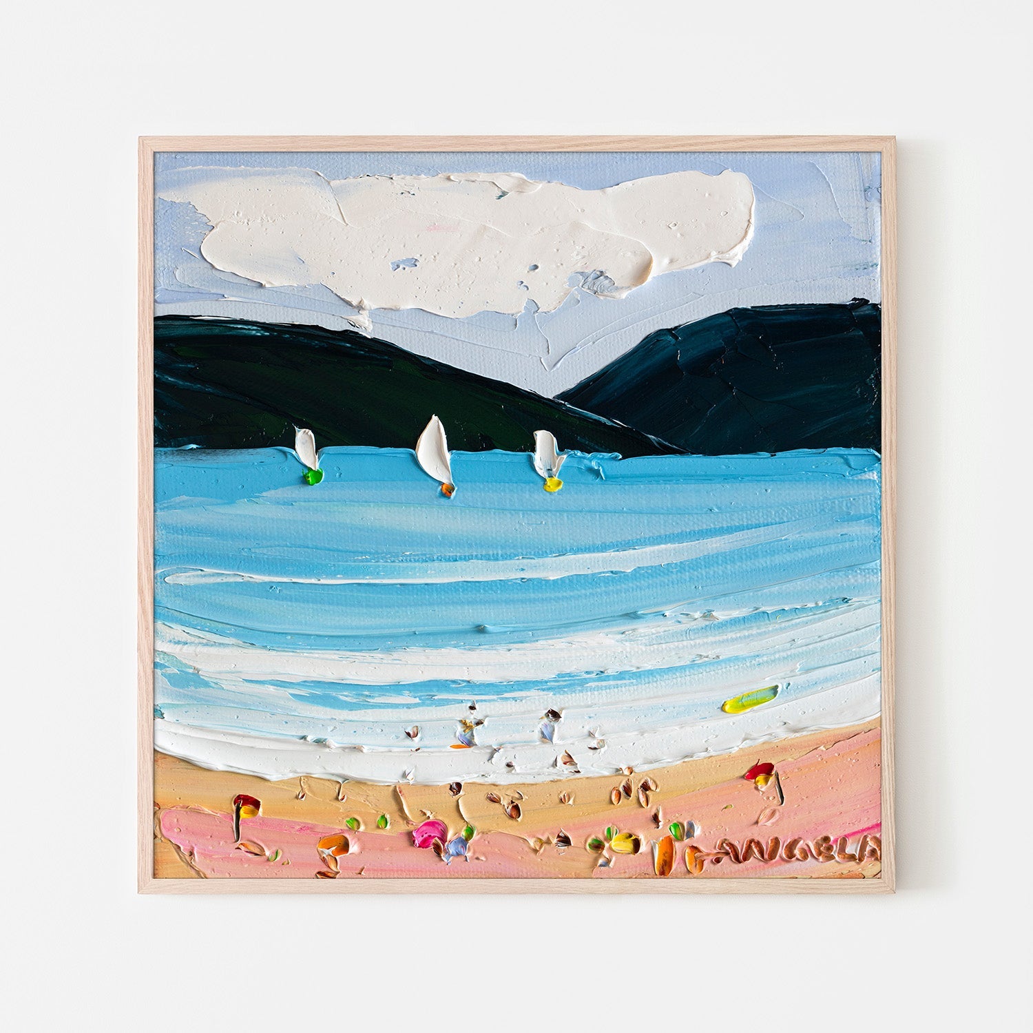 wall-art-print-canvas-poster-framed-Bayside Bliss, Style B-6