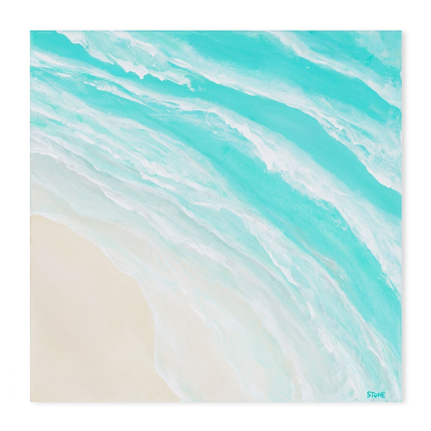 wall-art-print-canvas-poster-framed-Beach Above , By Belinda Stone-GIOIA-WALL-ART