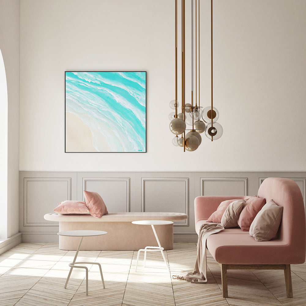 wall-art-print-canvas-poster-framed-Beach Above , By Belinda Stone-GIOIA-WALL-ART
