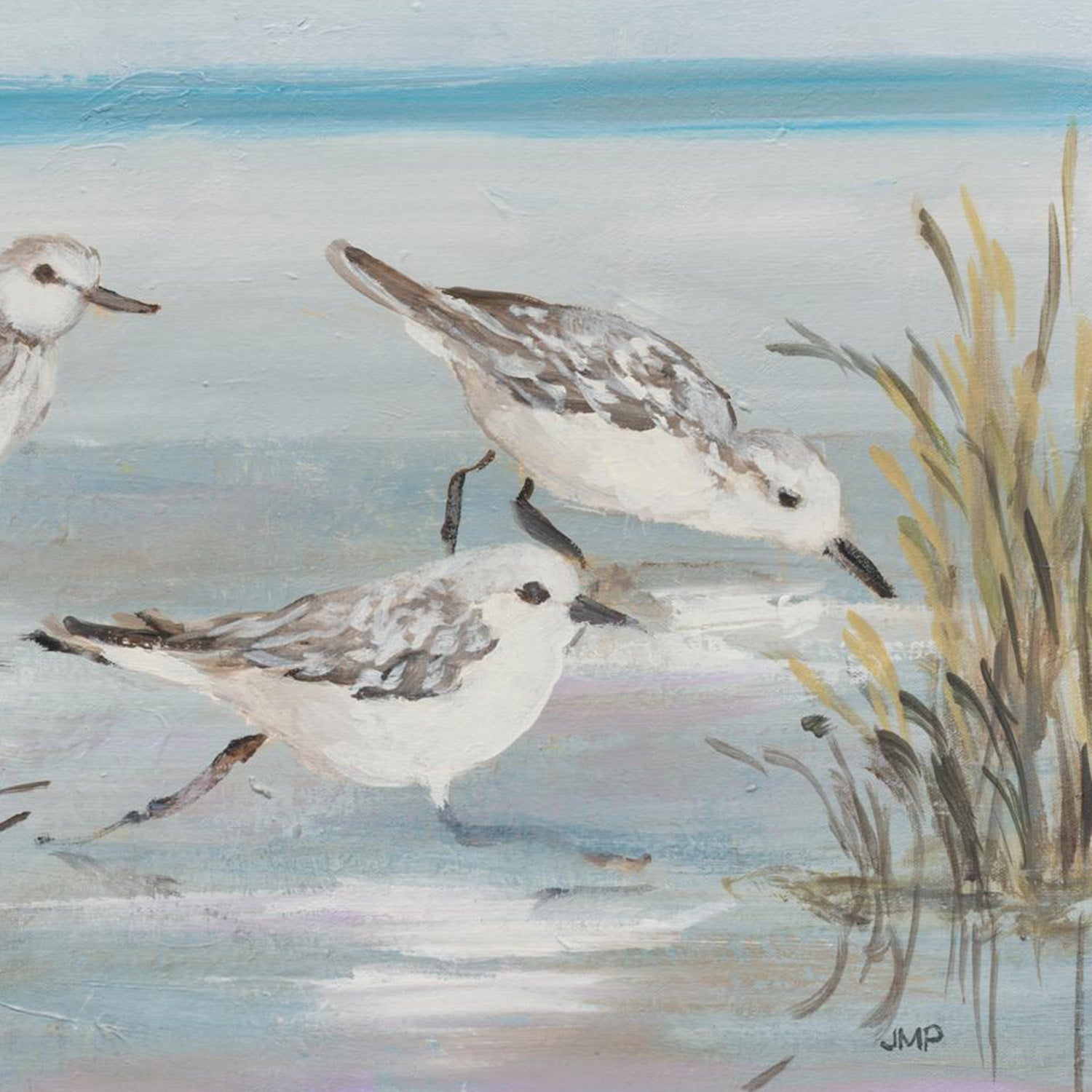 wall-art-print-canvas-poster-framed-Beach Birds, Style B & C, Set Of 2-11