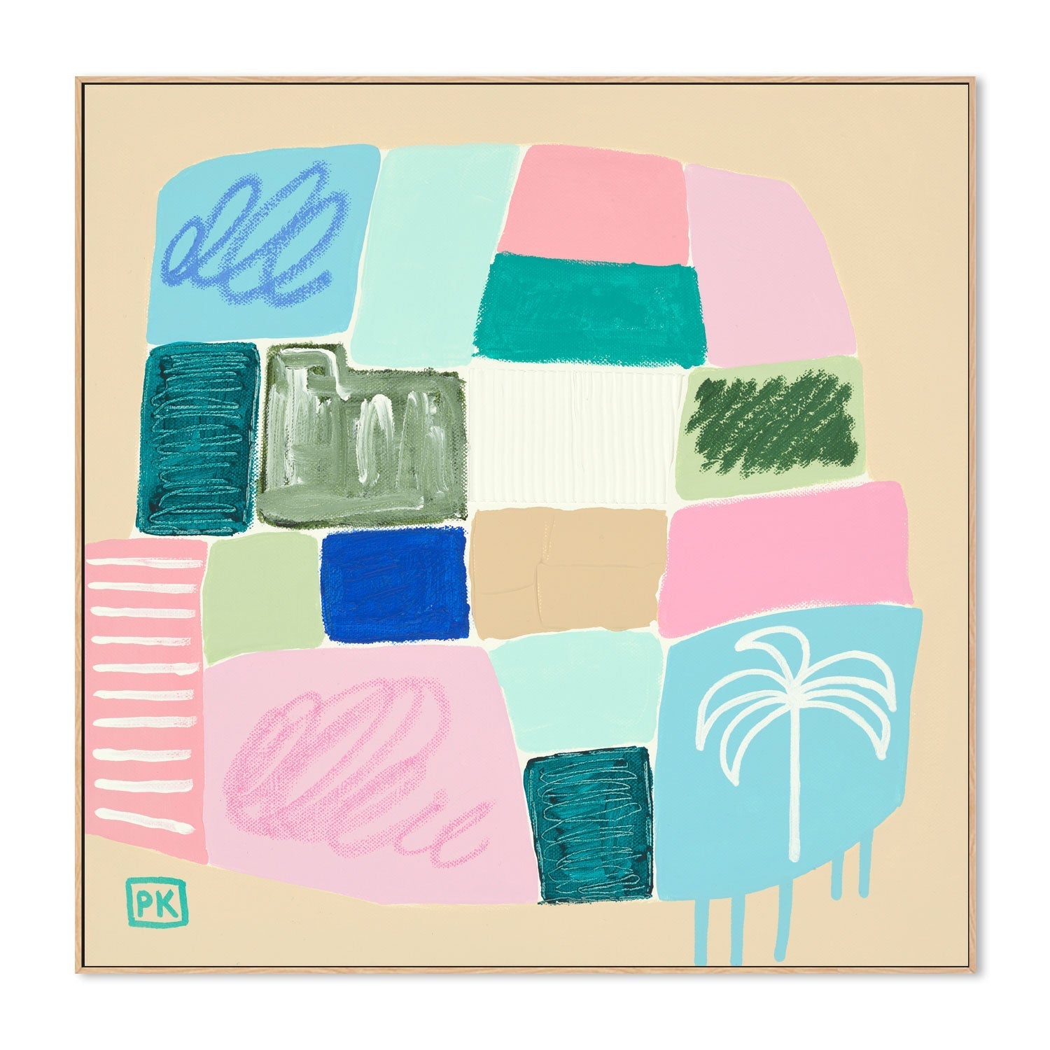 wall-art-print-canvas-poster-framed-Beach Bound , By Poppy Key-4