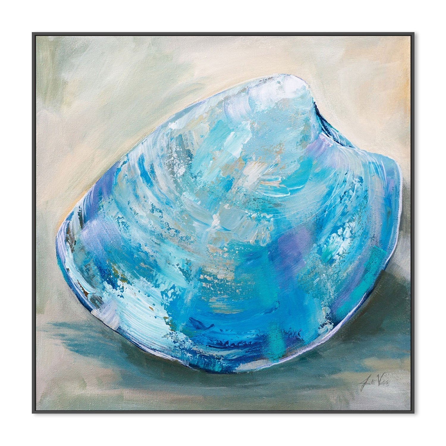 wall-art-print-canvas-poster-framed-Beach Comber, Style C-by-Jeanette Vertentes-Gioia Wall Art