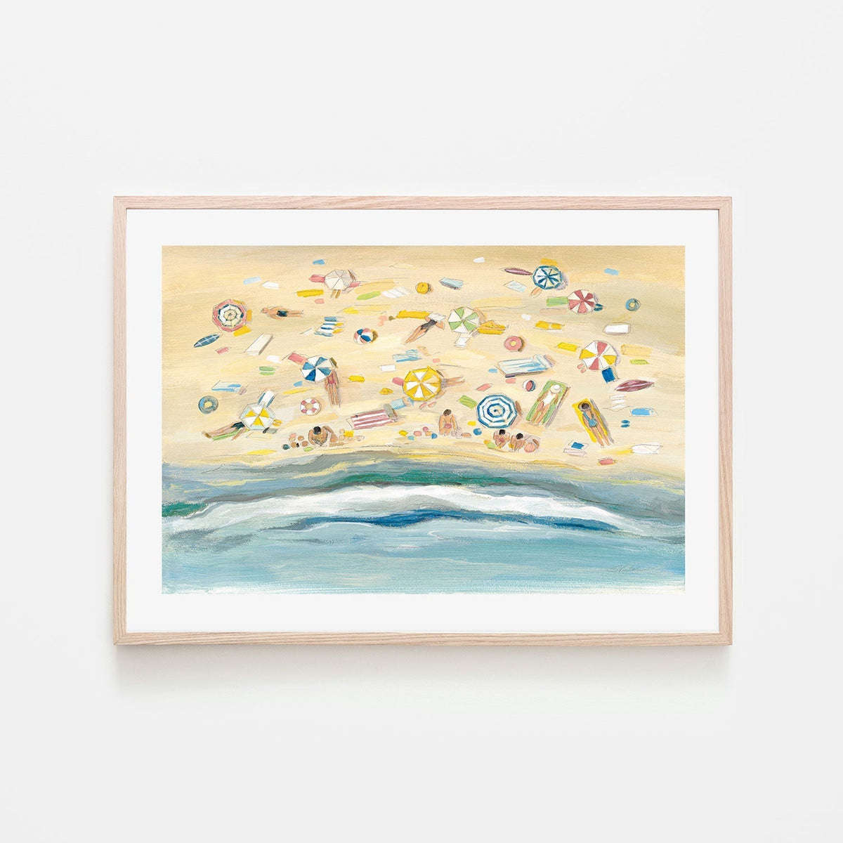 wall-art-print-canvas-poster-framed-Beach Day , By Silvia Vassileva-GIOIA-WALL-ART