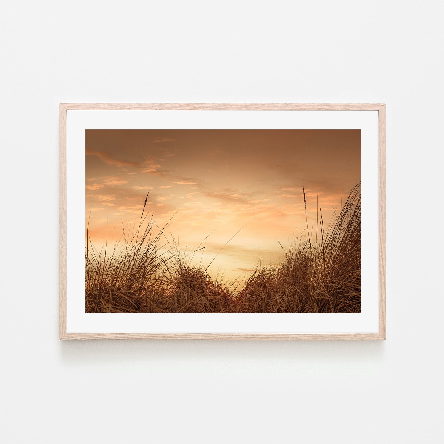 wall-art-print-canvas-poster-framed-Beach Grasses at Sunset-6