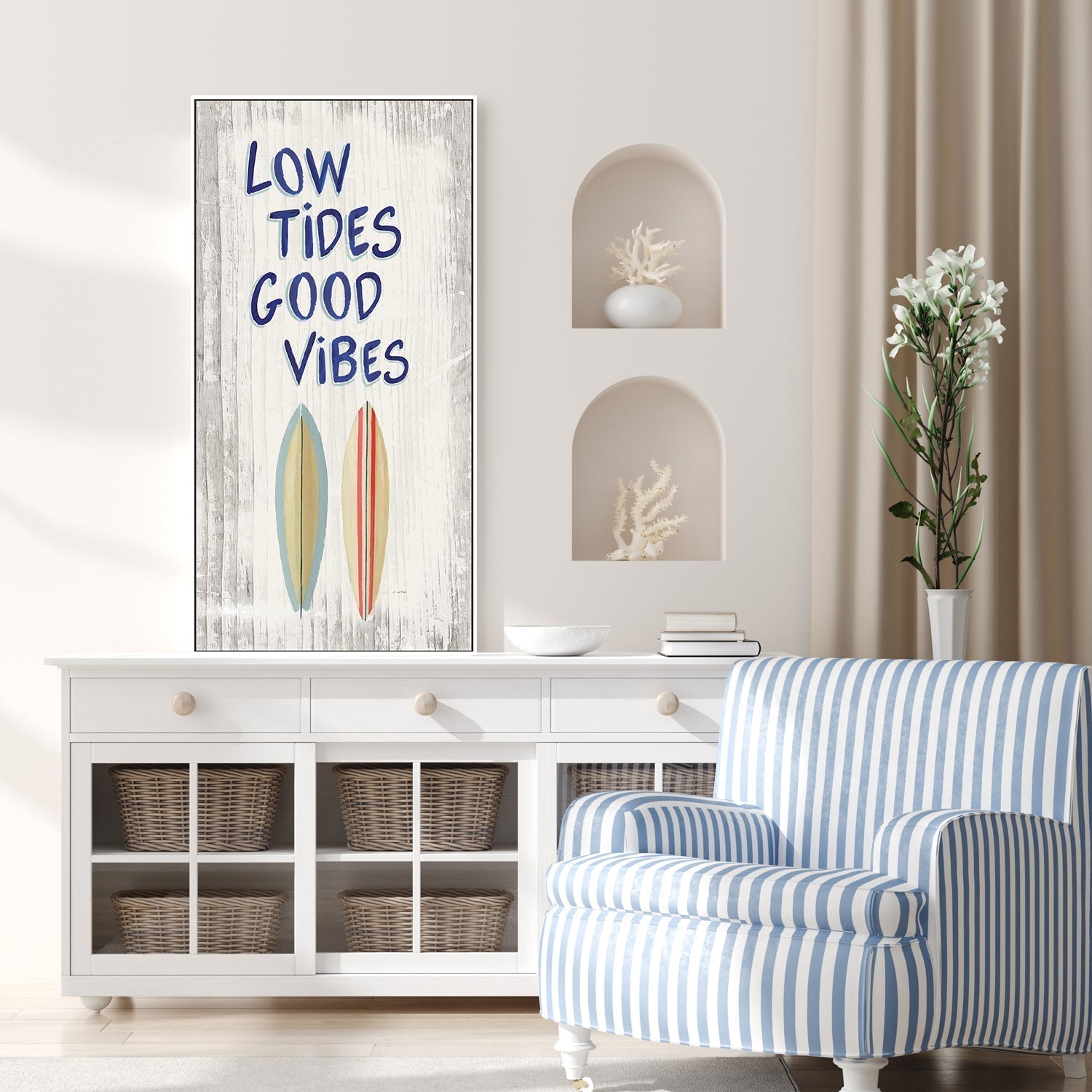wall-art-print-canvas-poster-framed-Beach Time, Style B-by-James Wiens-Gioia Wall Art