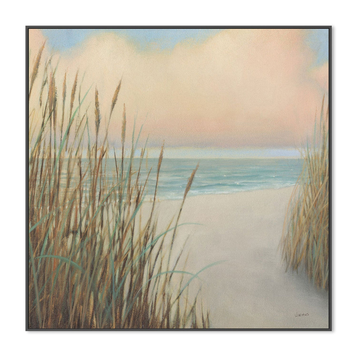 wall-art-print-canvas-poster-framed-Beach Trail, Style B-by-James Wiens-Gioia Wall Art