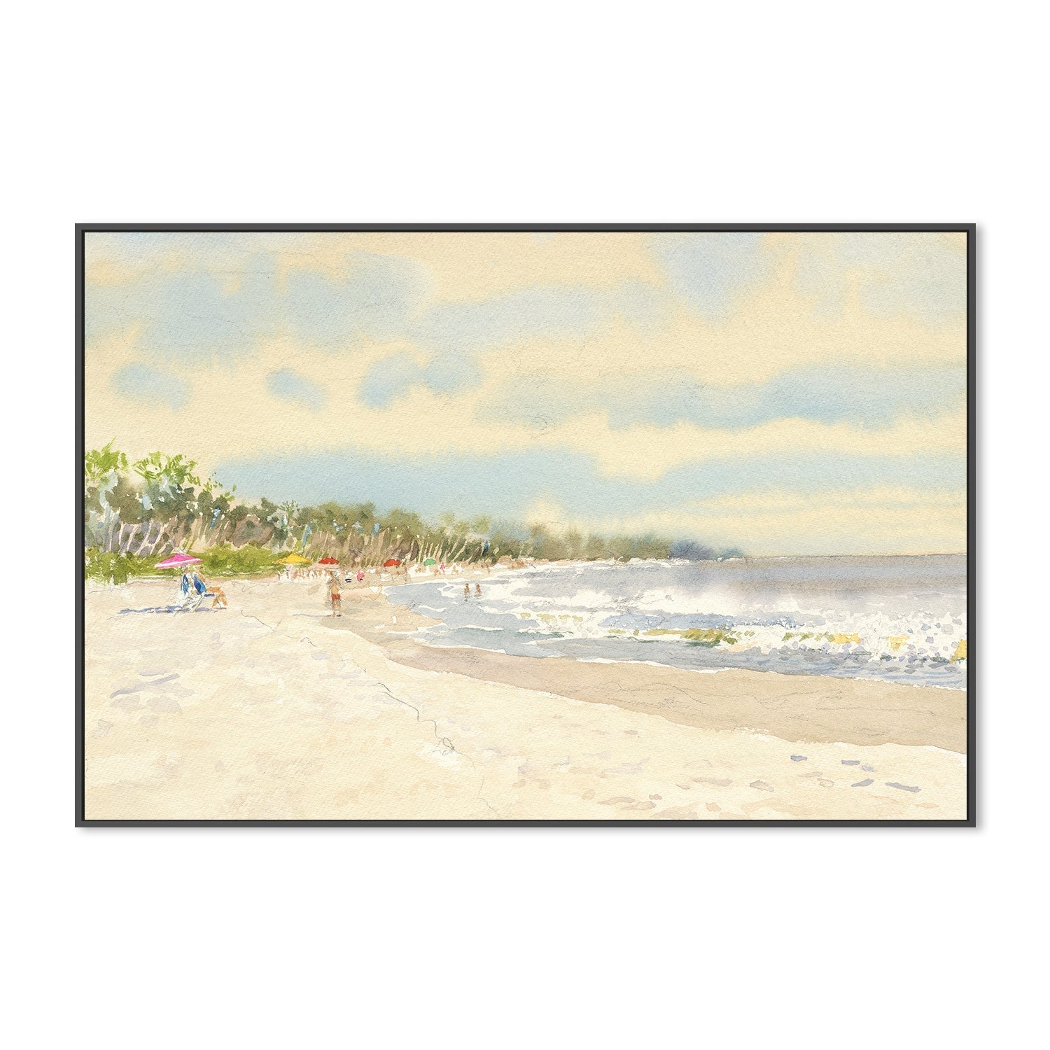 wall-art-print-canvas-poster-framed-BEACH VIEW , By David Dallison-3