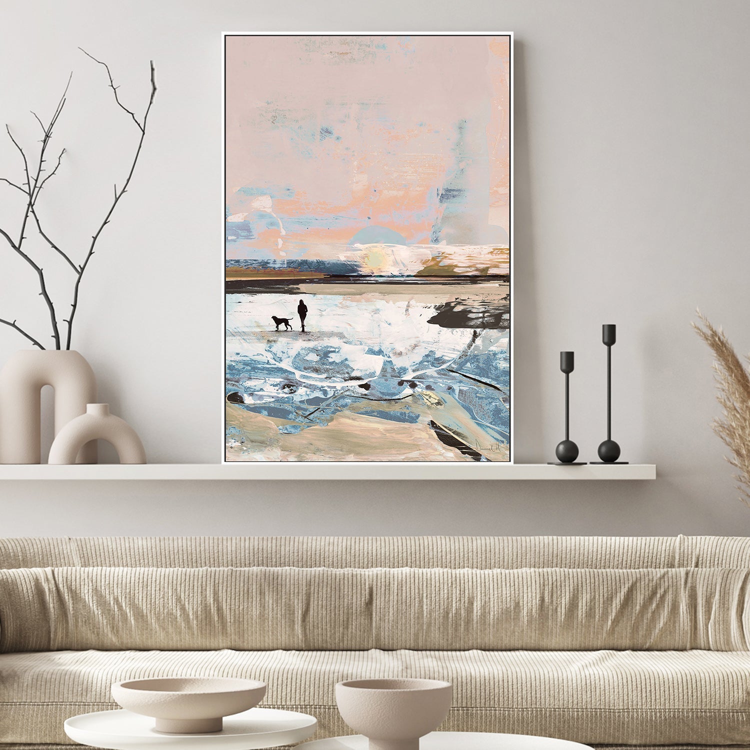 wall-art-print-canvas-poster-framed-Beach Walk-2