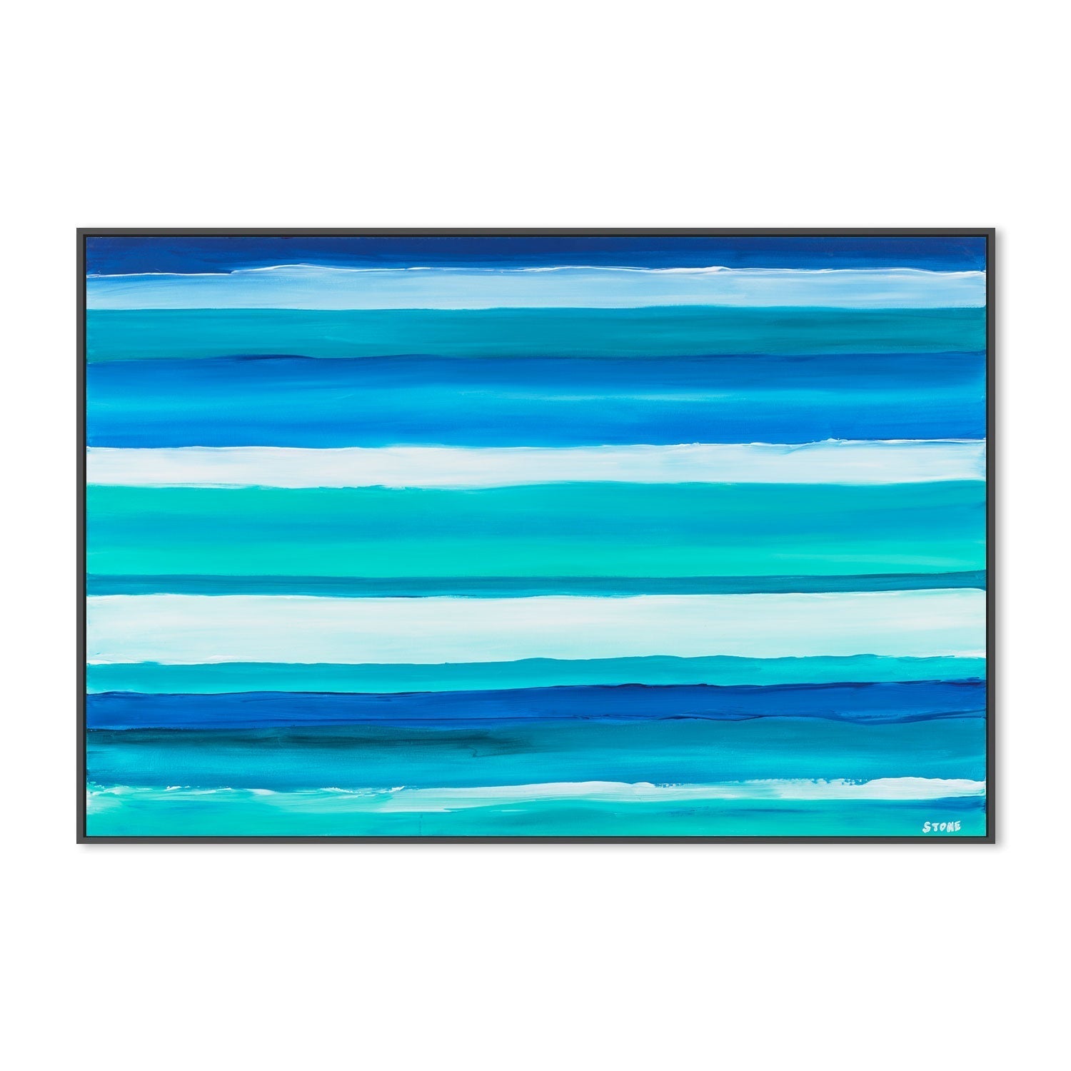wall-art-print-canvas-poster-framed-Beach Waters, Style A , By Belinda Stone-GIOIA-WALL-ART