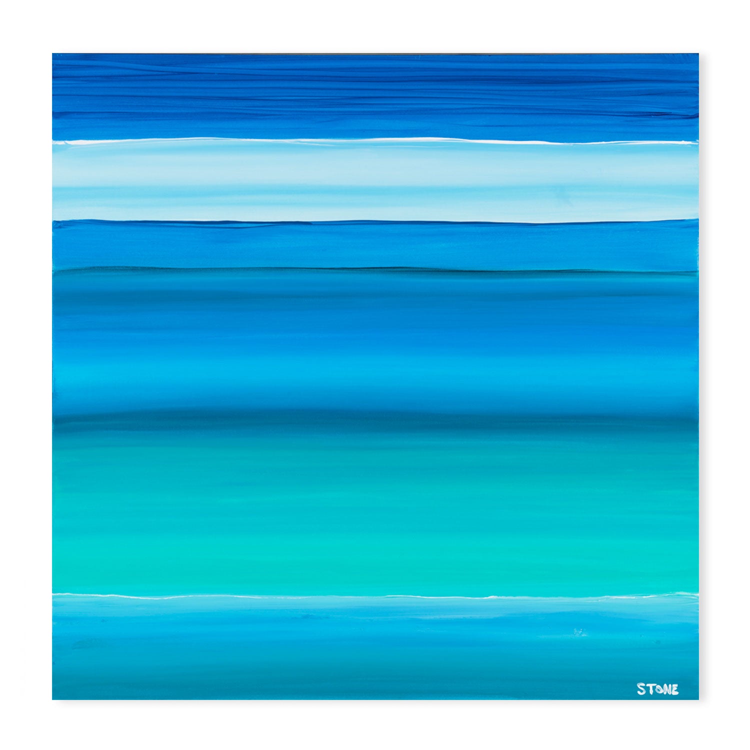 wall-art-print-canvas-poster-framed-Beach Waters, Style B , By Belinda Stone-GIOIA-WALL-ART