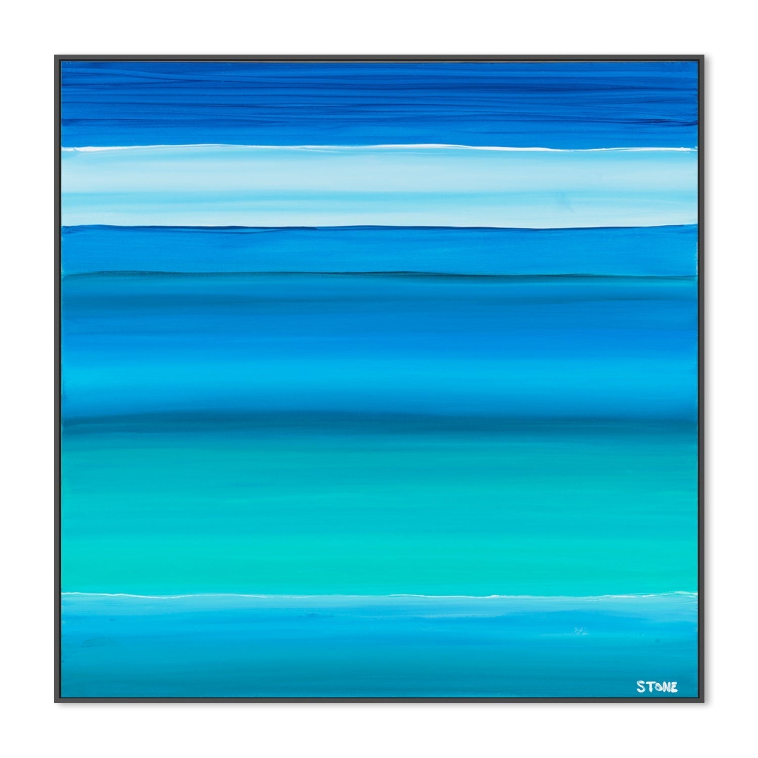 wall-art-print-canvas-poster-framed-Beach Waters, Style B , By Belinda Stone-GIOIA-WALL-ART