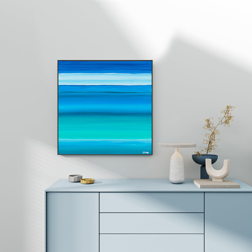 wall-art-print-canvas-poster-framed-Beach Waters, Style B , By Belinda Stone-GIOIA-WALL-ART