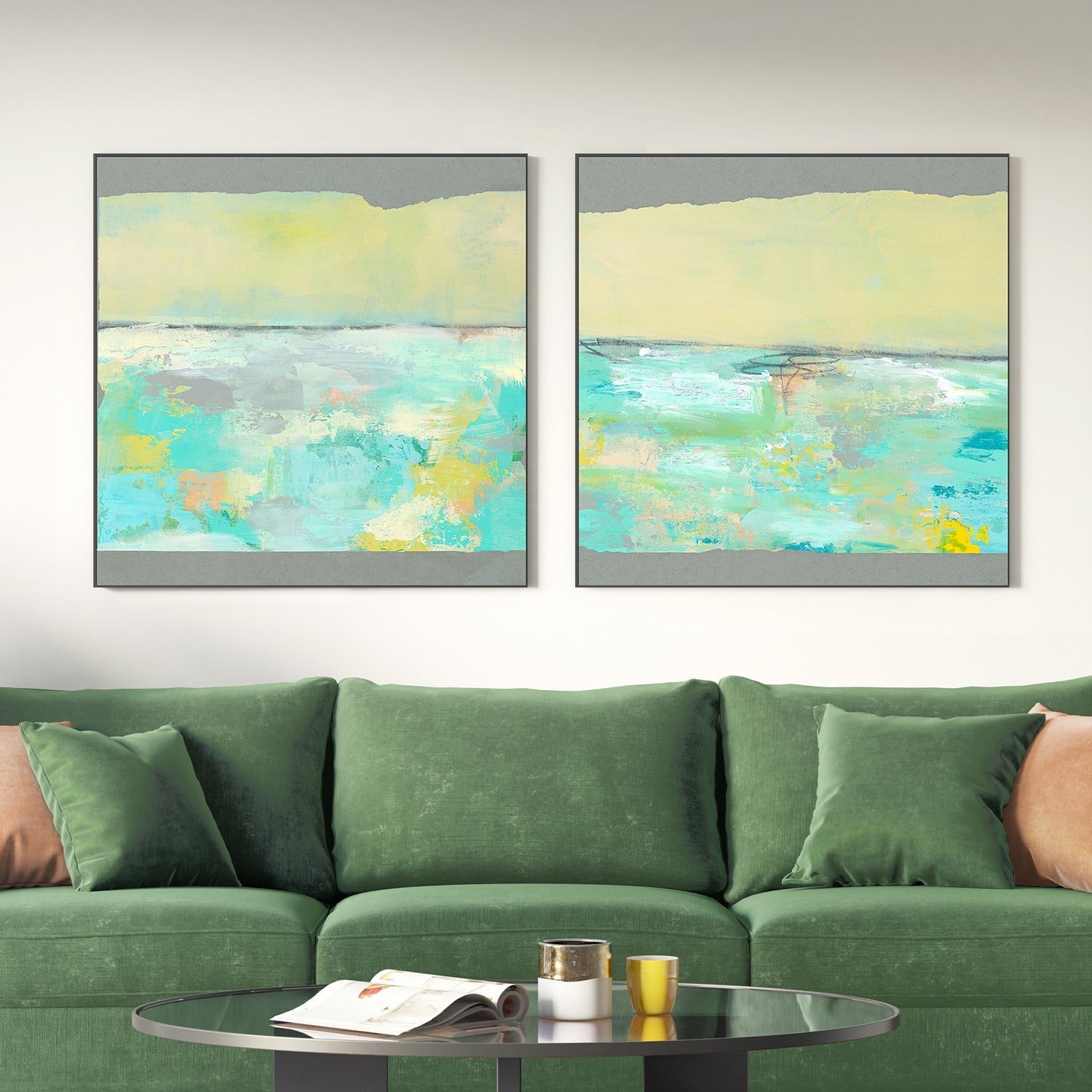 wall-art-print-canvas-poster-framed-Beauty of Nature, Style A & B, Set Of 2 , By Aubrey-2