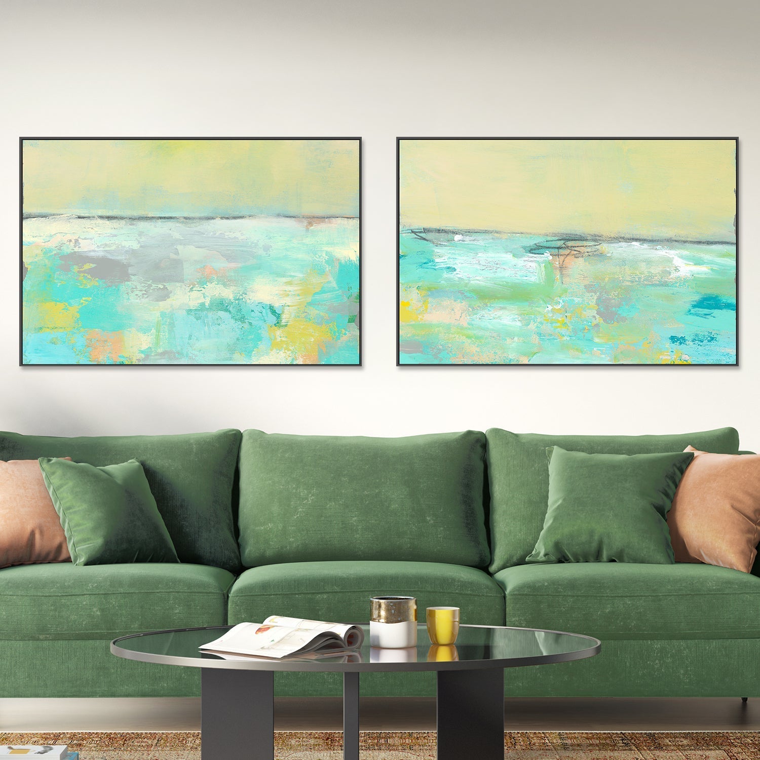 wall-art-print-canvas-poster-framed-Beauty of Nature, Style A & B, Set Of 2 , By Aubrey-2
