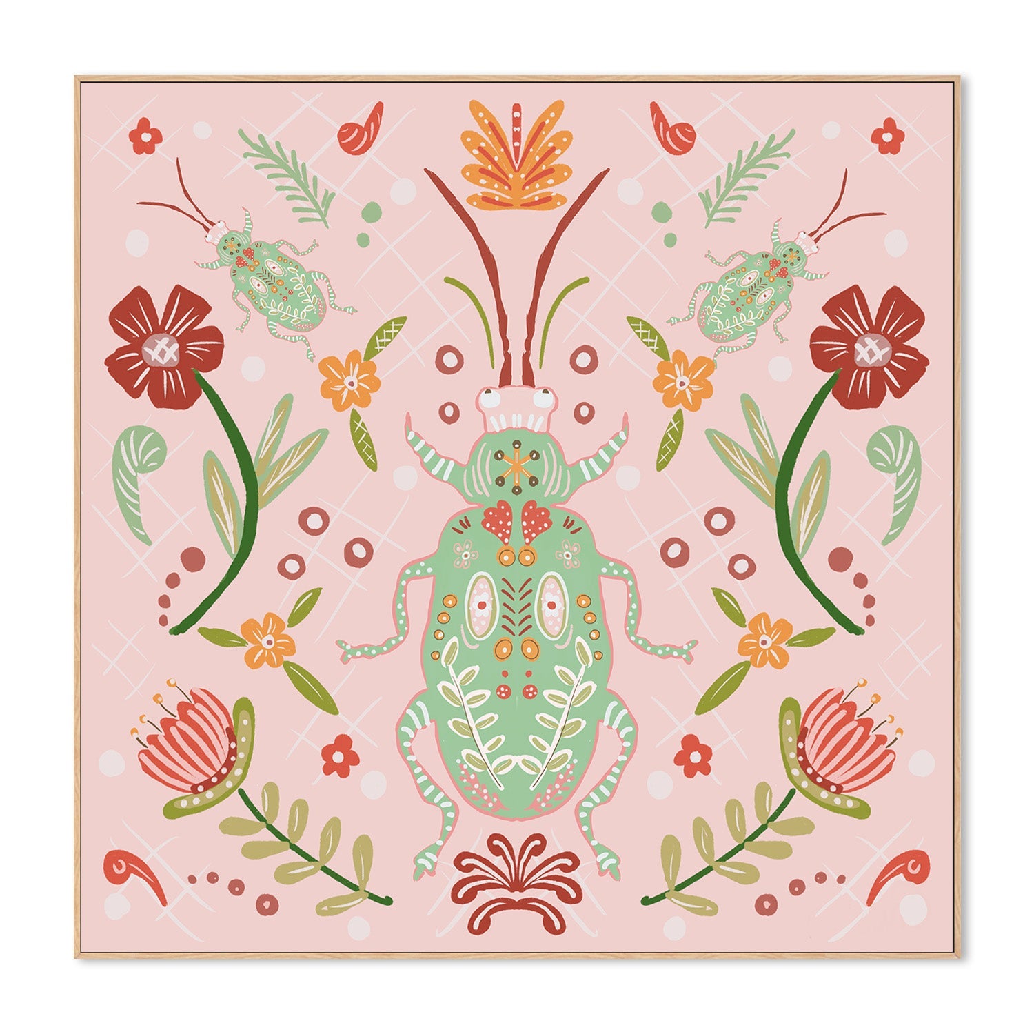 wall-art-print-canvas-poster-framed-beetle-4