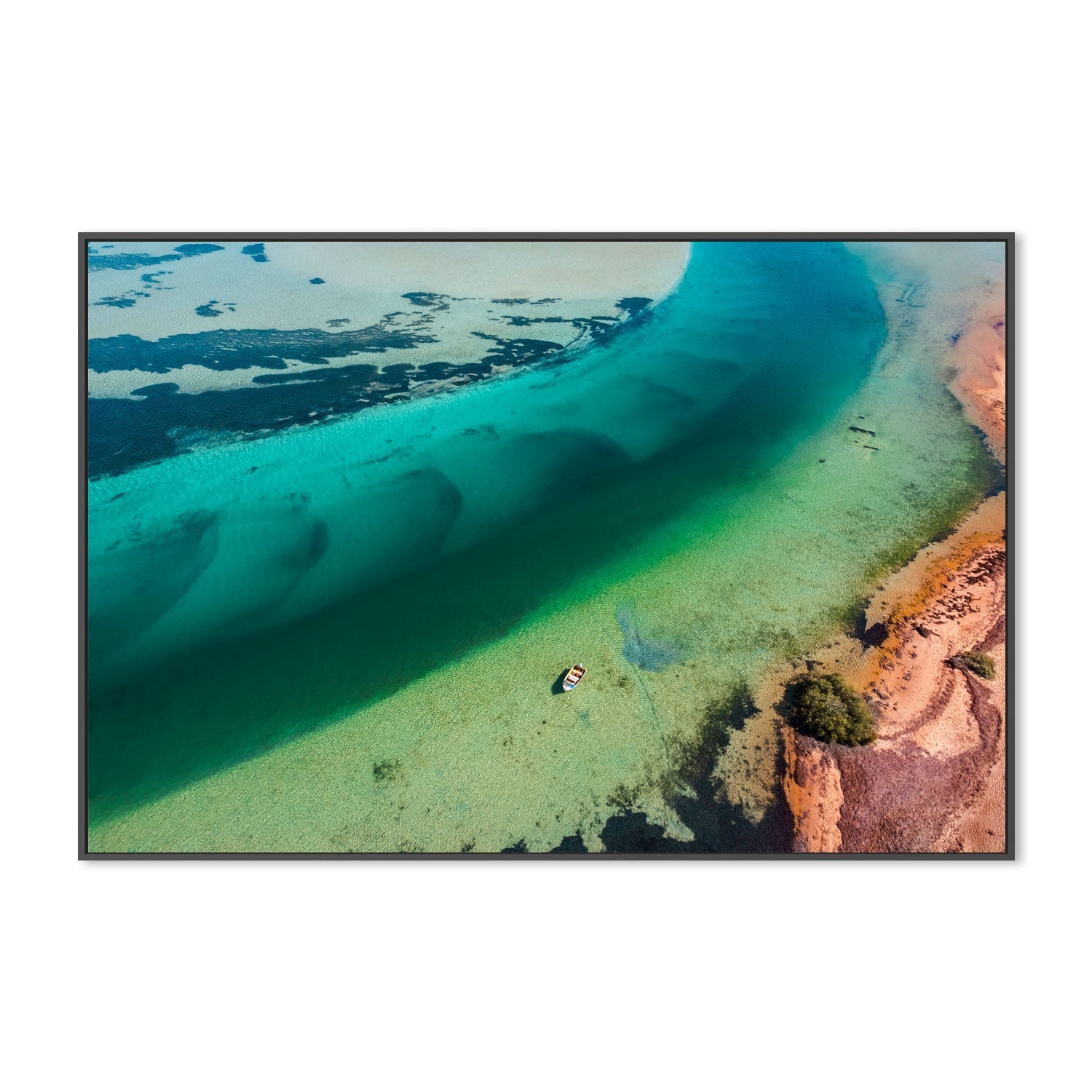 wall-art-print-canvas-poster-framed-Big Lagoon, Shark Bay, Style B , By Maddison Harris-3