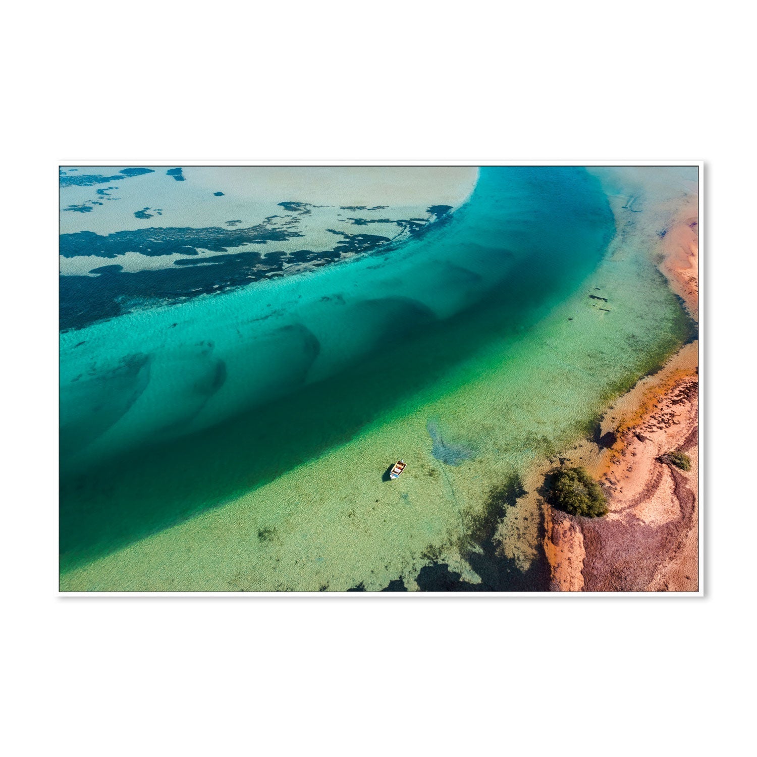 wall-art-print-canvas-poster-framed-Big Lagoon, Shark Bay, Style B , By Maddison Harris-5