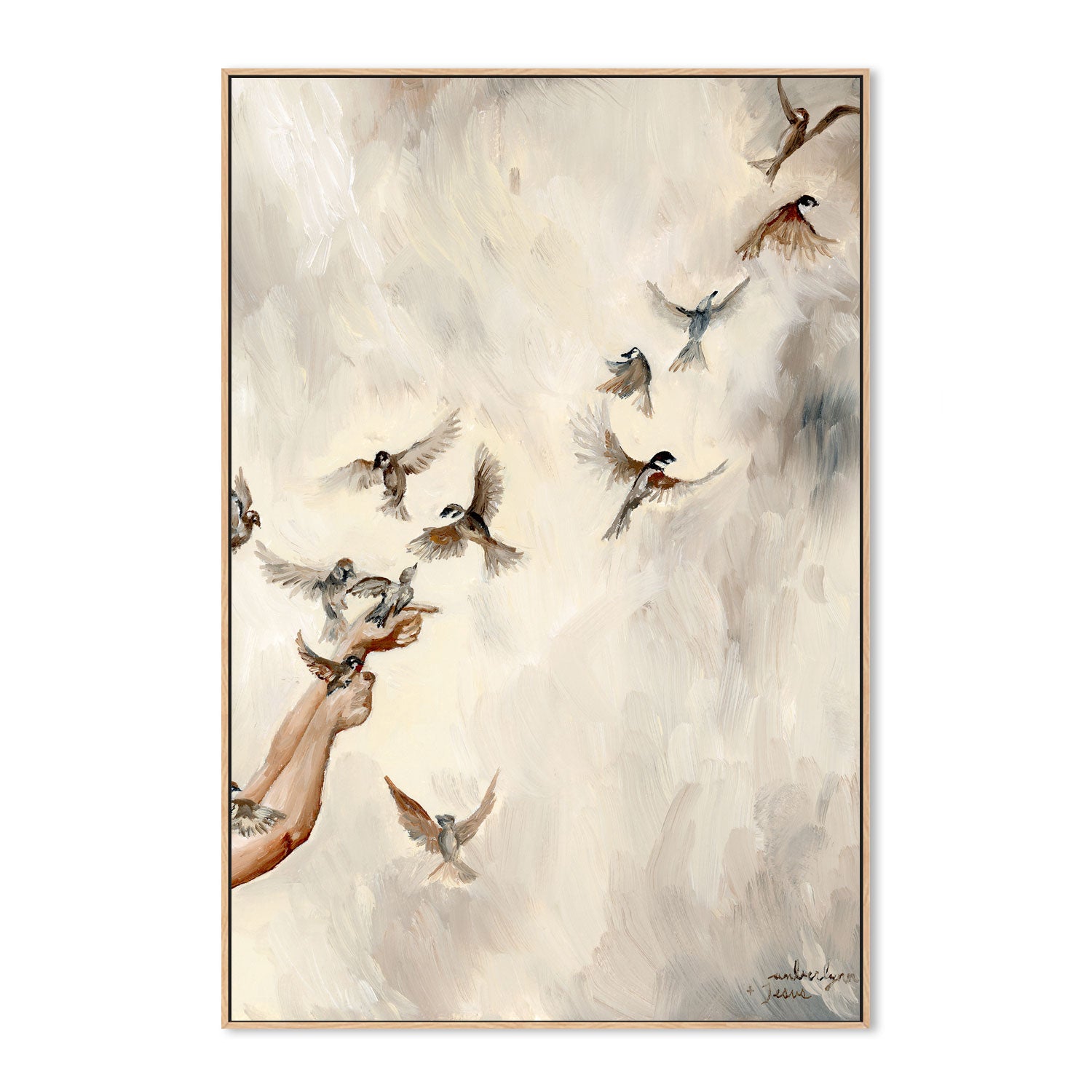 wall-art-print-canvas-poster-framed-Birds in Flight , By Amberlynn Lillie-4