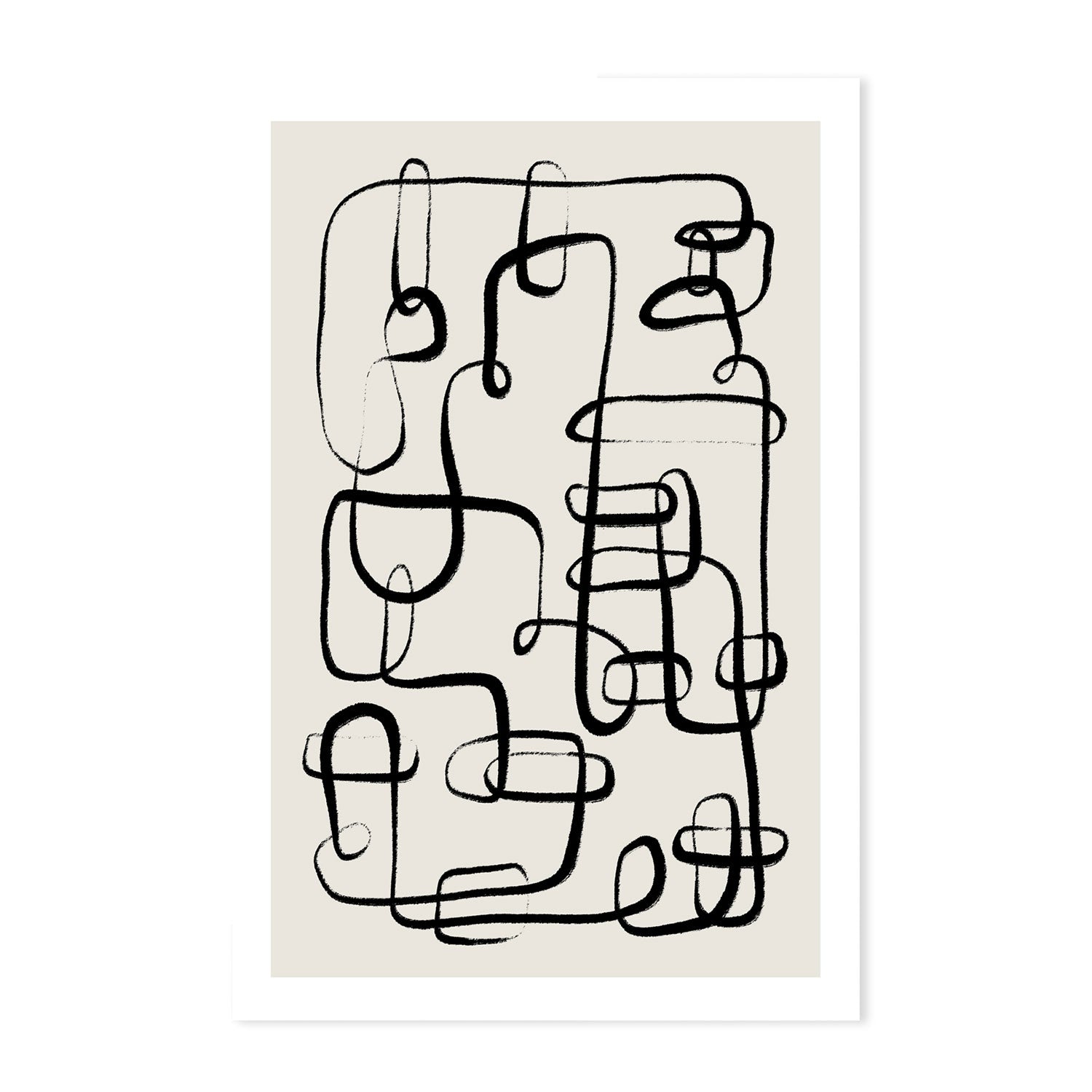 wall-art-print-canvas-poster-framed-Black Chains , By Treechild-GIOIA-WALL-ART