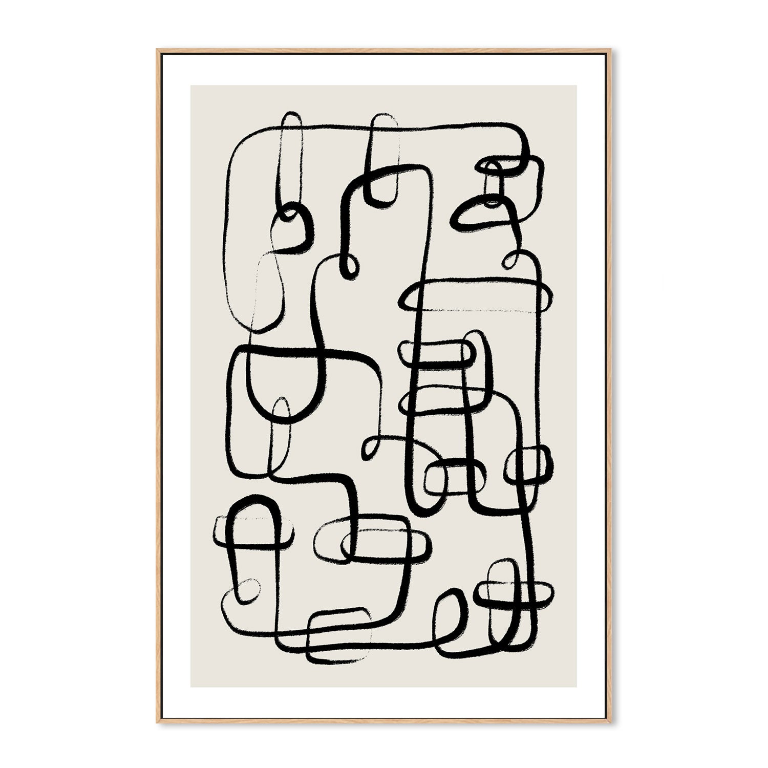 wall-art-print-canvas-poster-framed-Black Chains , By Treechild-GIOIA-WALL-ART