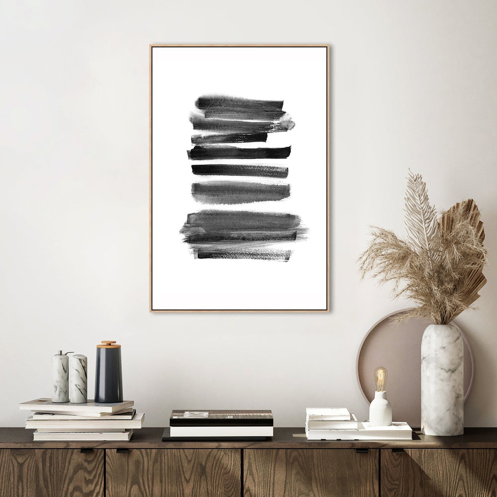 wall-art-print-canvas-poster-framed-Black White Lines-by-Danushka Abeygoda-Gioia Wall Art