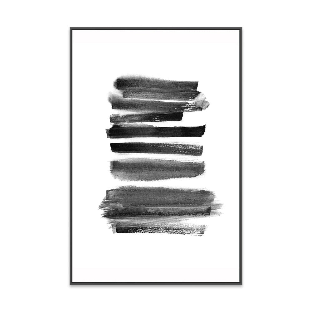 wall-art-print-canvas-poster-framed-Black White Lines-by-Danushka Abeygoda-Gioia Wall Art