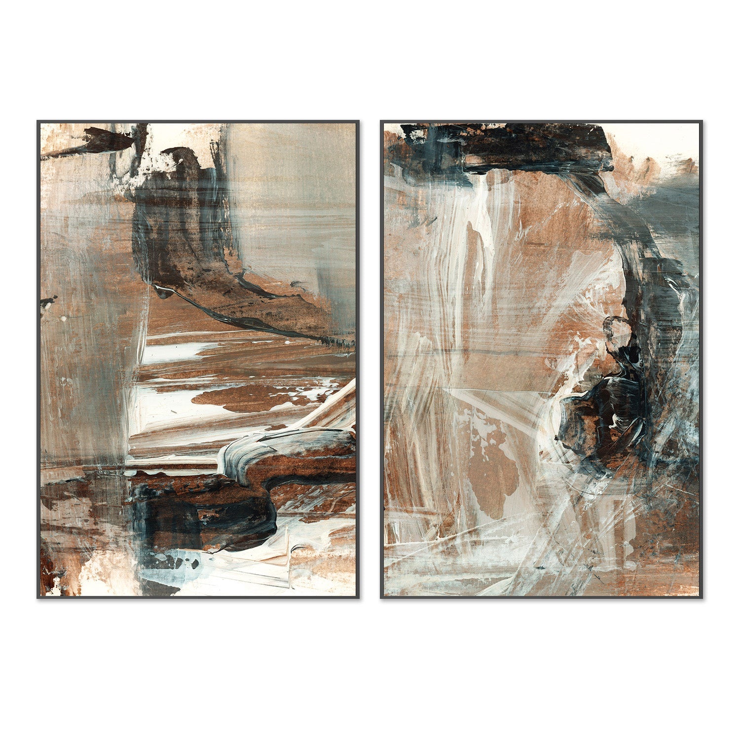 wall-art-print-canvas-poster-framed-Blend, Set Of 2-3