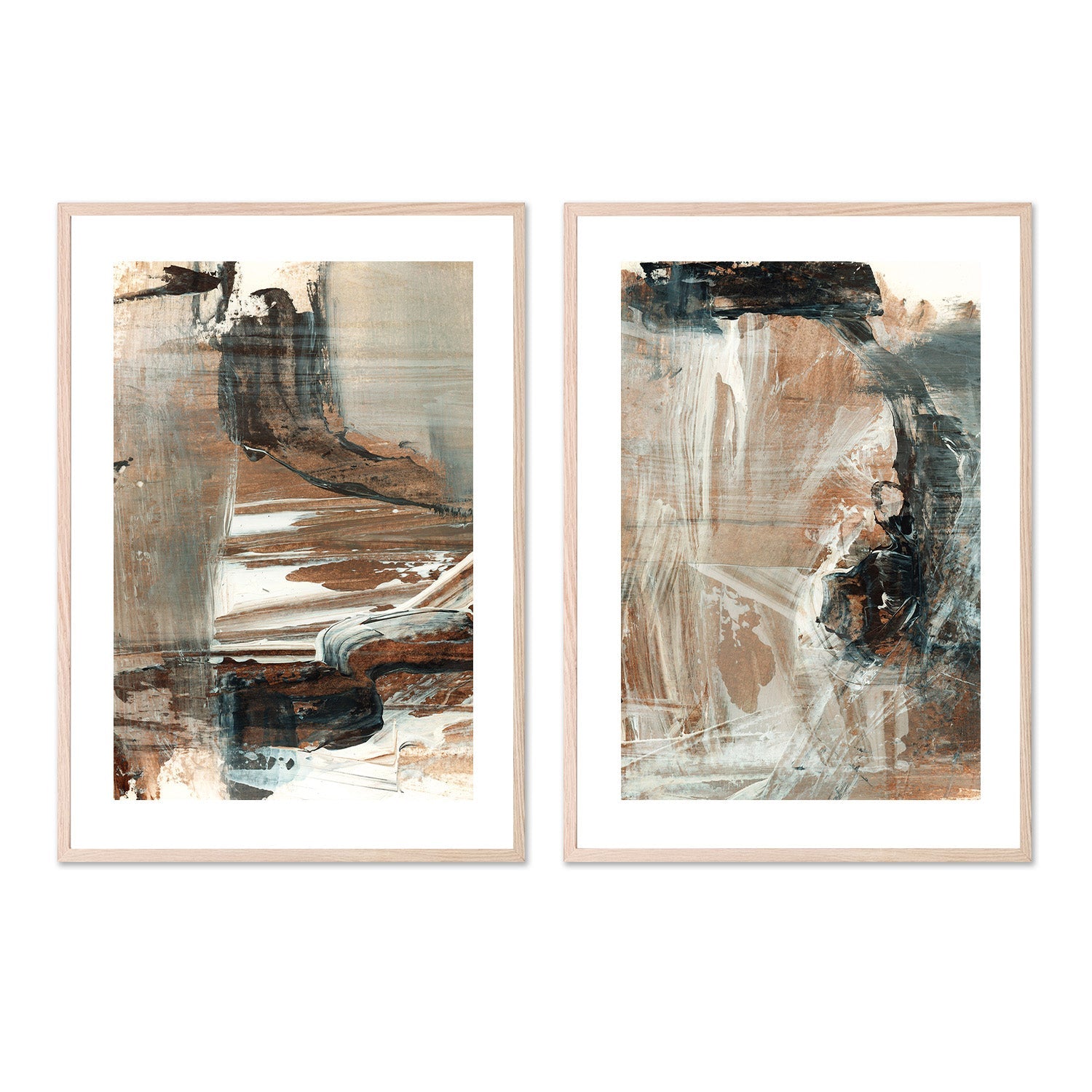 wall-art-print-canvas-poster-framed-Blend, Set Of 2-6