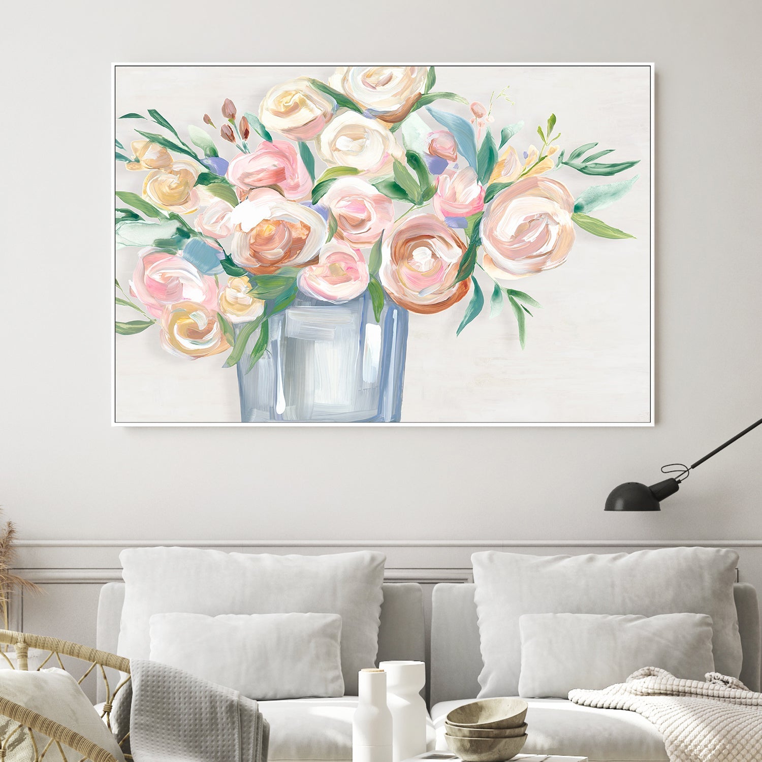wall-art-print-canvas-poster-framed-Blissful Blooms-2