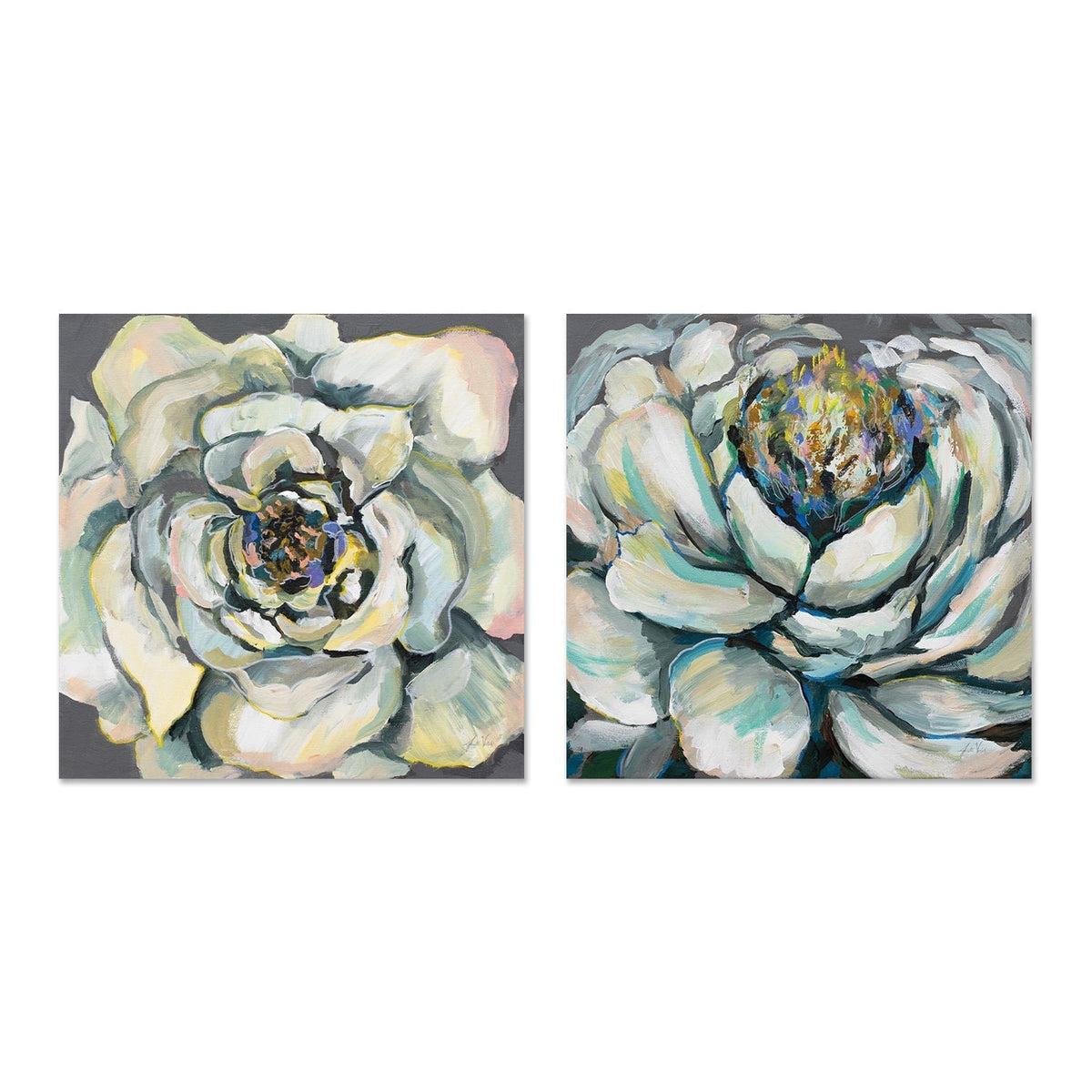 wall-art-print-canvas-poster-framed-Bloom, Set of 2-by-Jeanette Vertentes-Gioia Wall Art