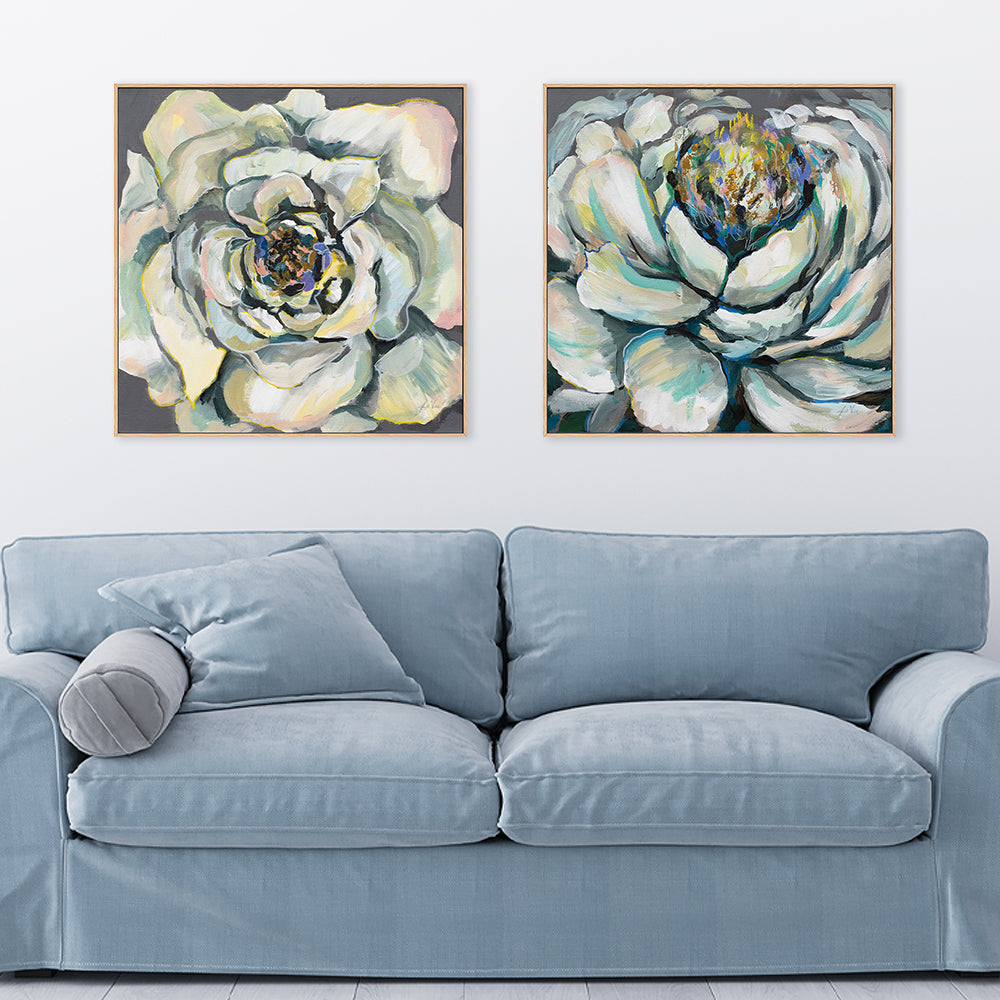 wall-art-print-canvas-poster-framed-Bloom, Set of 2-by-Jeanette Vertentes-Gioia Wall Art
