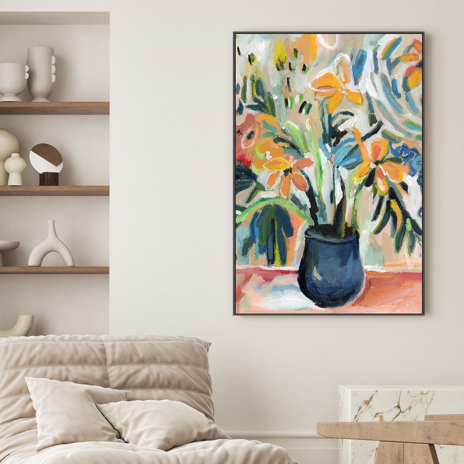 wall-art-print-canvas-poster-framed-Blooming Melody-2